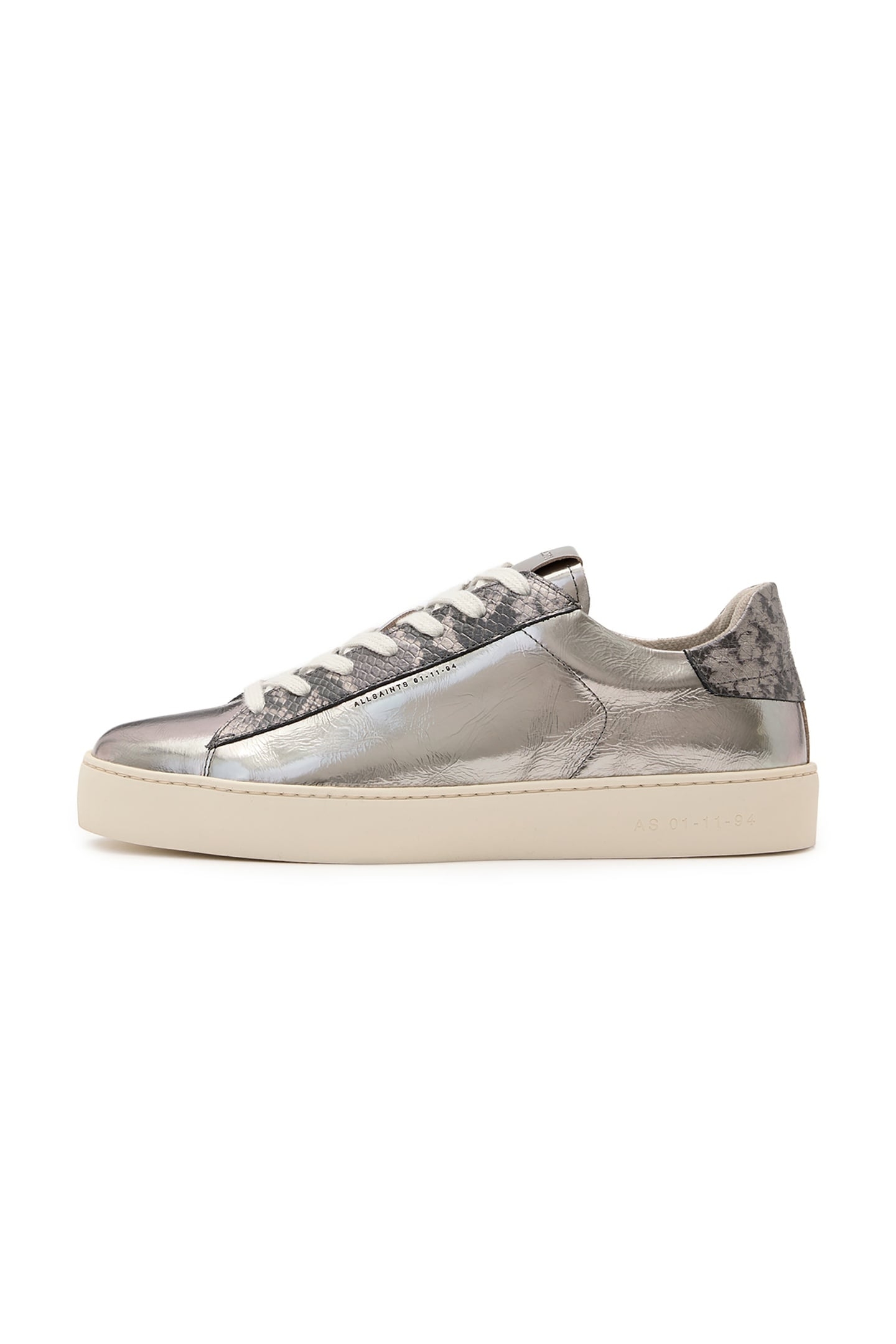 SHANA MET SNEAKER SILVER/GUNMETAL 1