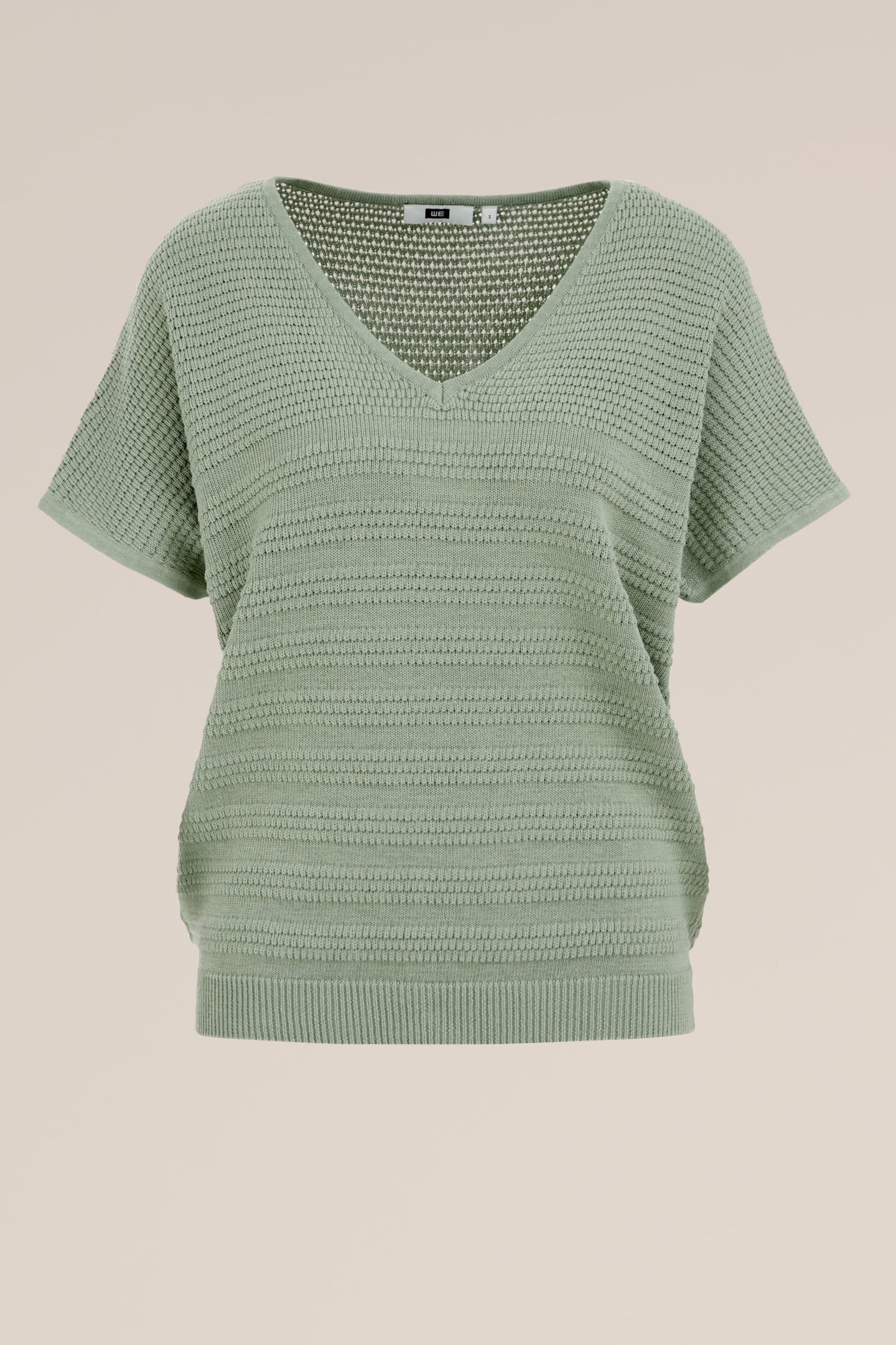 KNITTED PULLOVER LIGHT GREEN 4