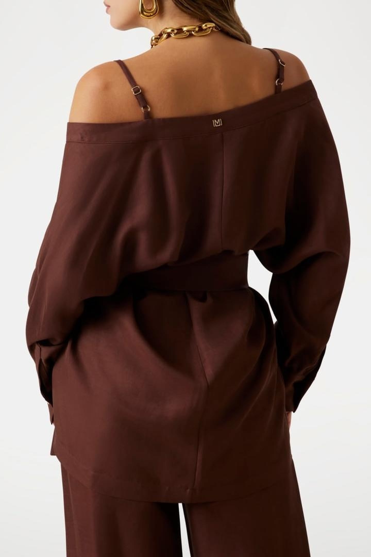 MARCIANO BY GUESS GRETA LS KIMONO CIOCCOLATA 2