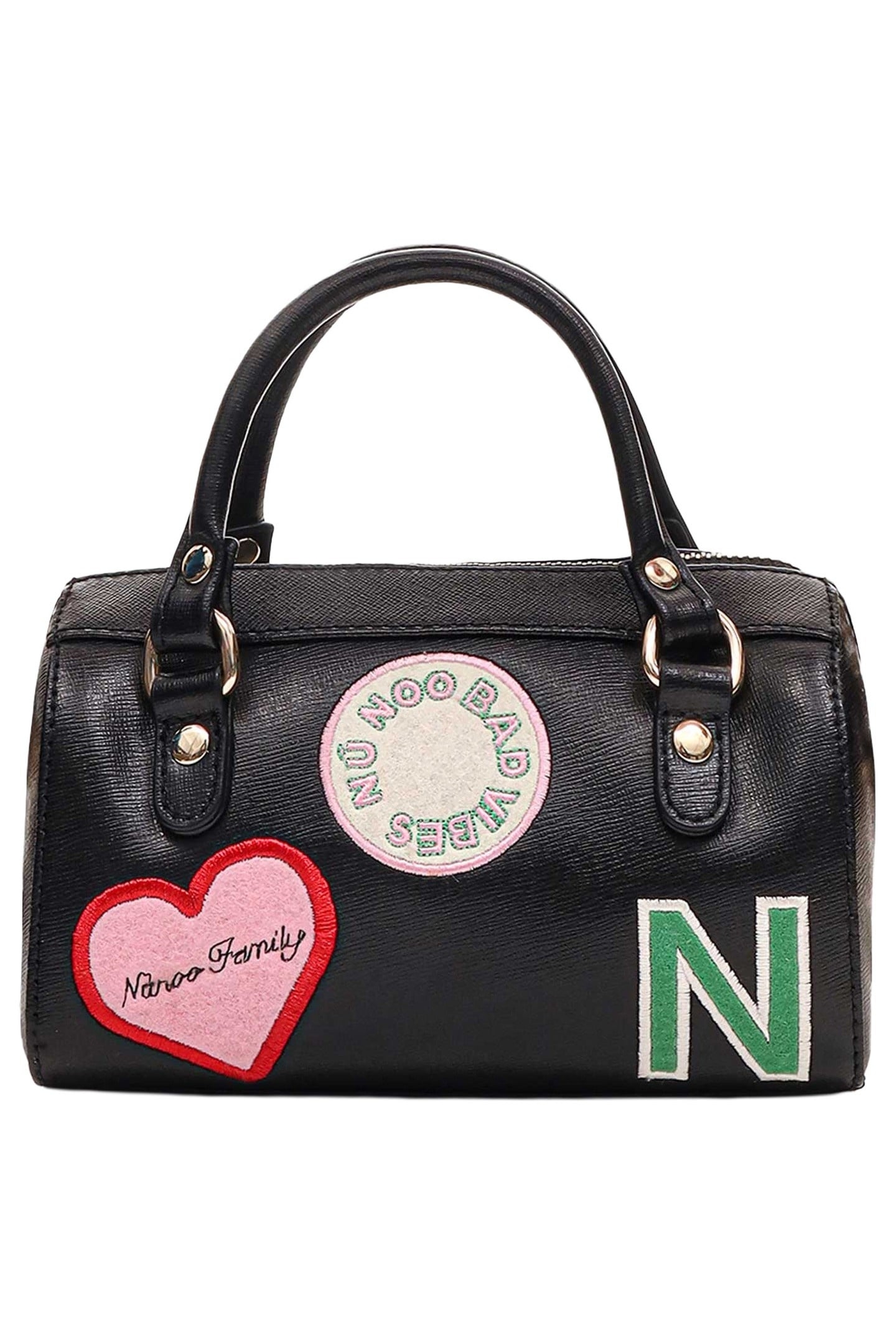 SMALL MAYA DETAILS FLORENCE BLACK W. GOLD 1