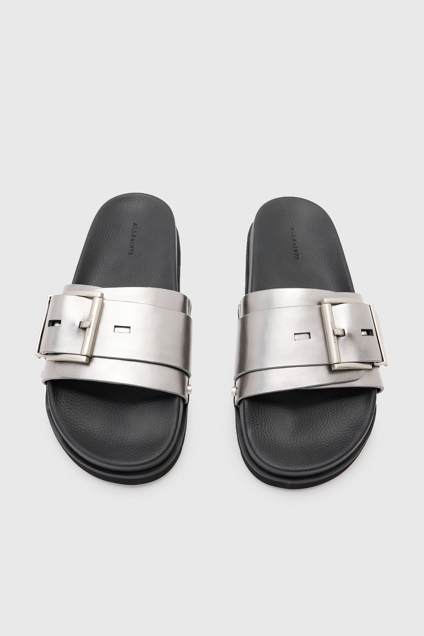 ELLIE STUD SLIDER GUNMETAL GREY 2