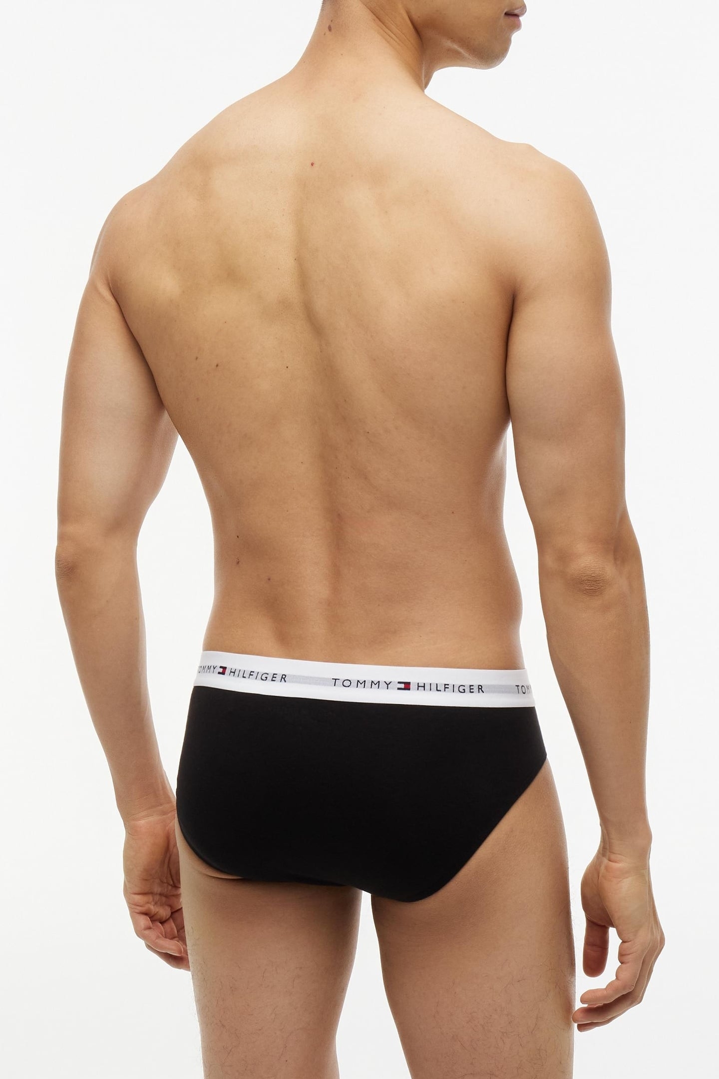 5-PACK SIGNATURE LOGO WAISTBAND BRIEFS BLACK 5