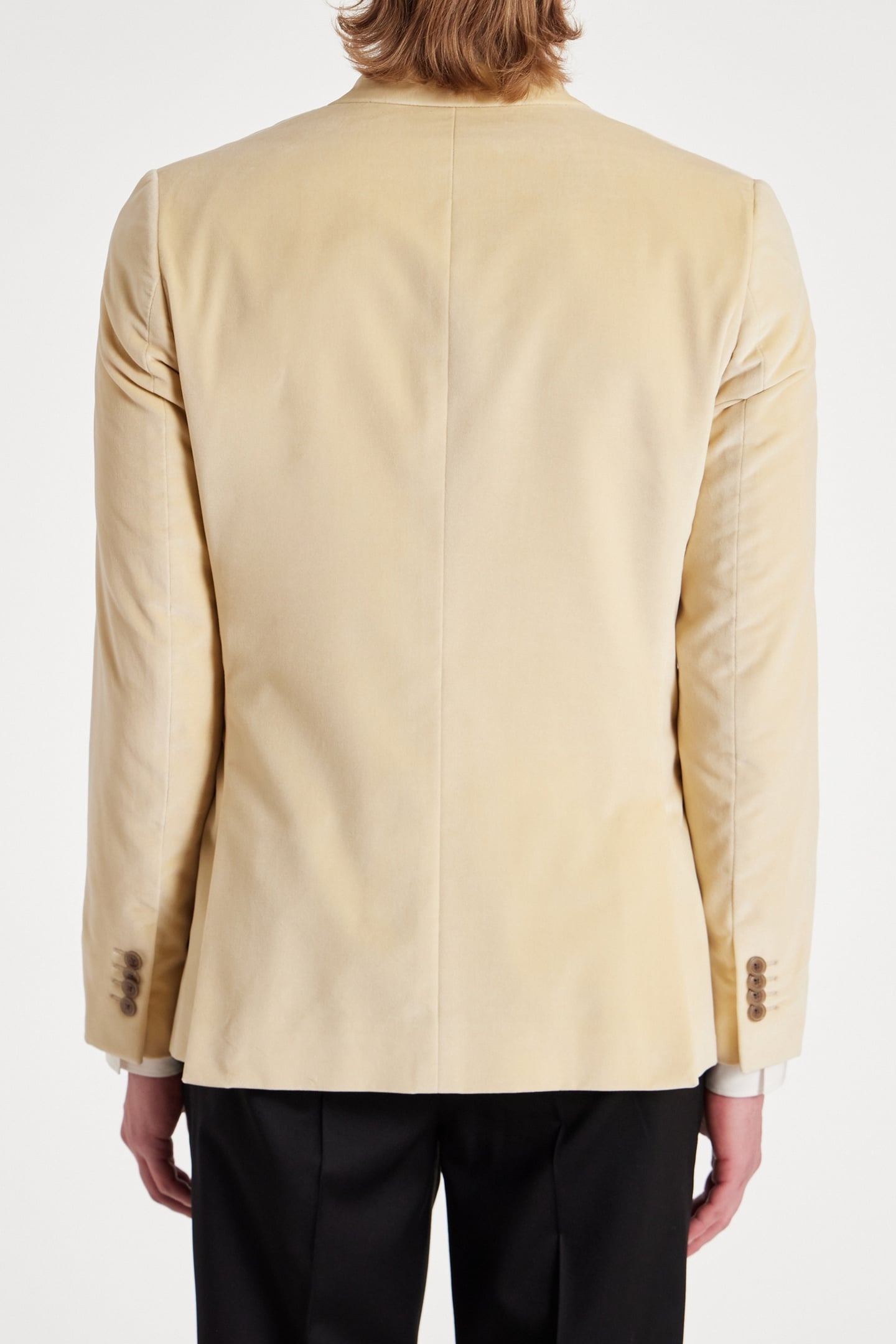 GENTS TAILORED FIT 2 BTN JACKET IVORY 3