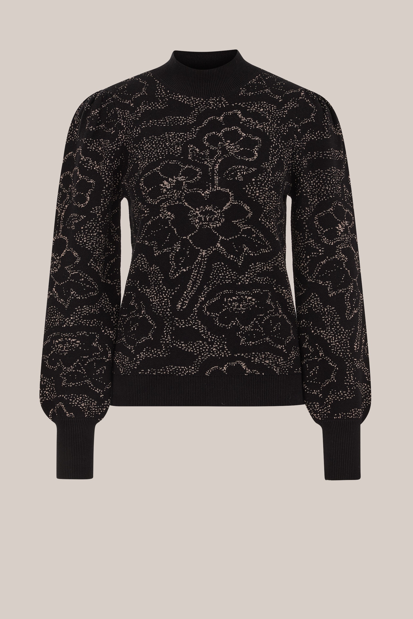 KNITTED PULLOVER BLACK 4