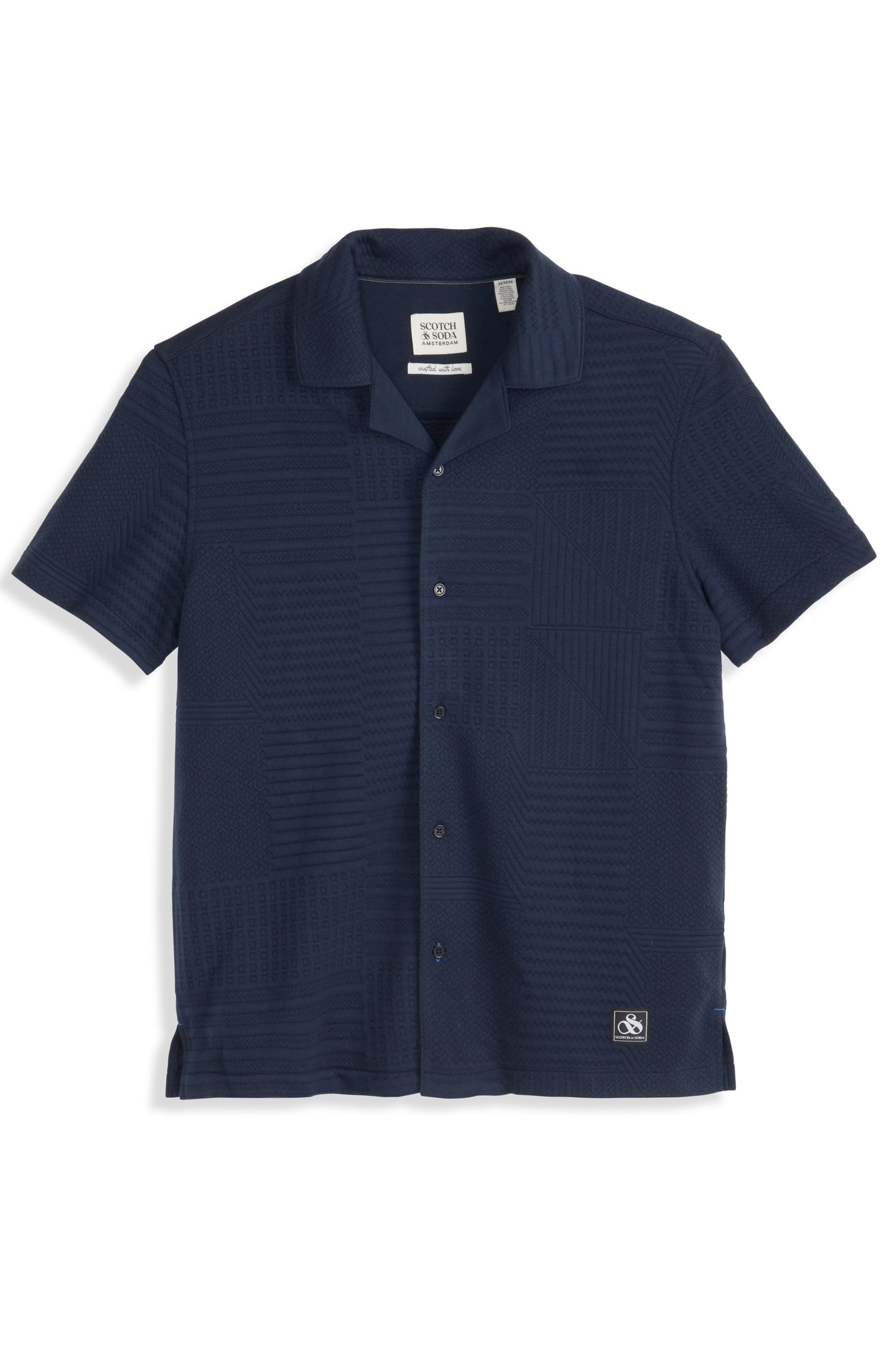 KNIT CAMP SHIRT SKY CAPTAIN 1