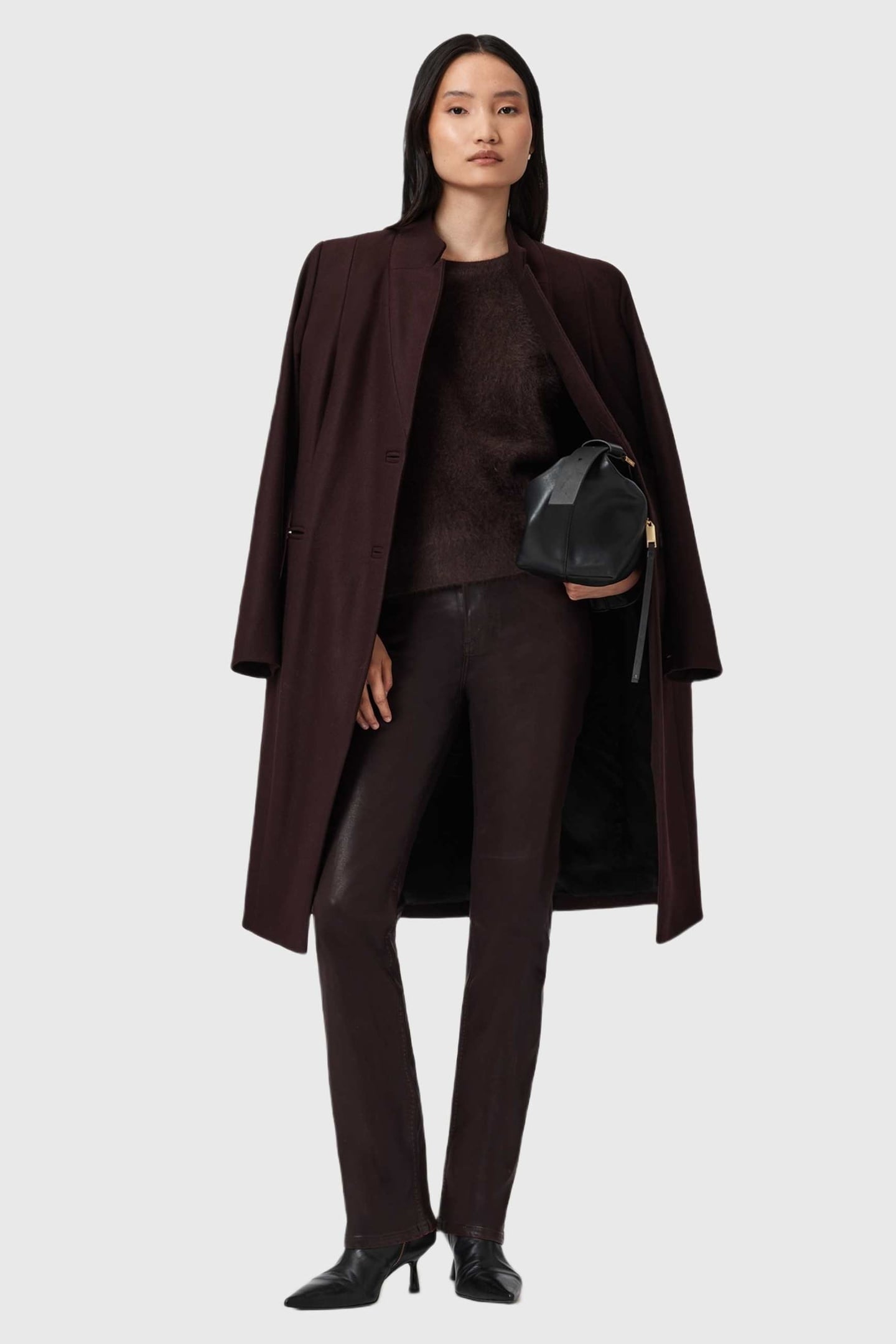 SIDNEY COAT OXBLOOD RED 1