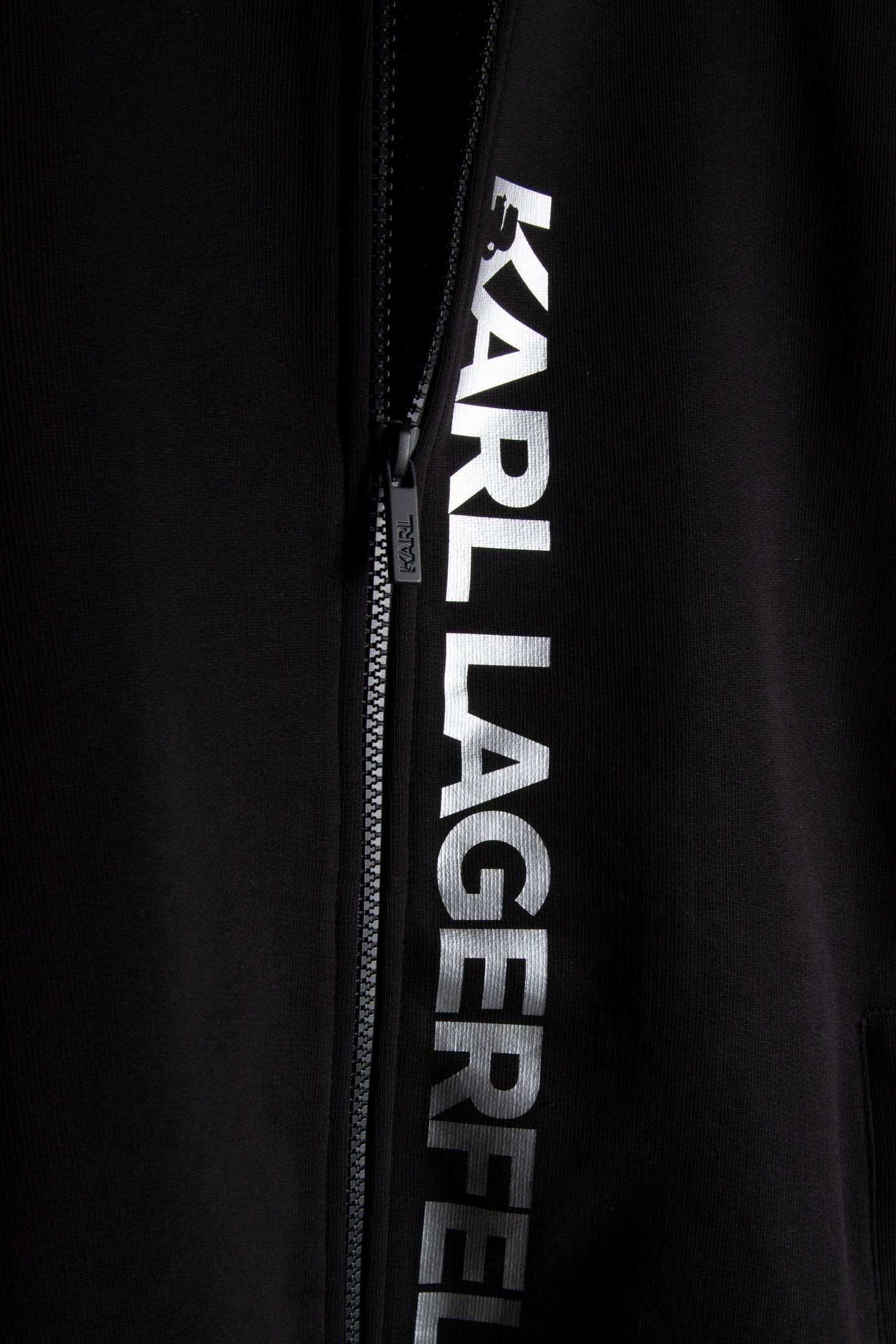 BLACK SWEAT ZIP JACKET 5