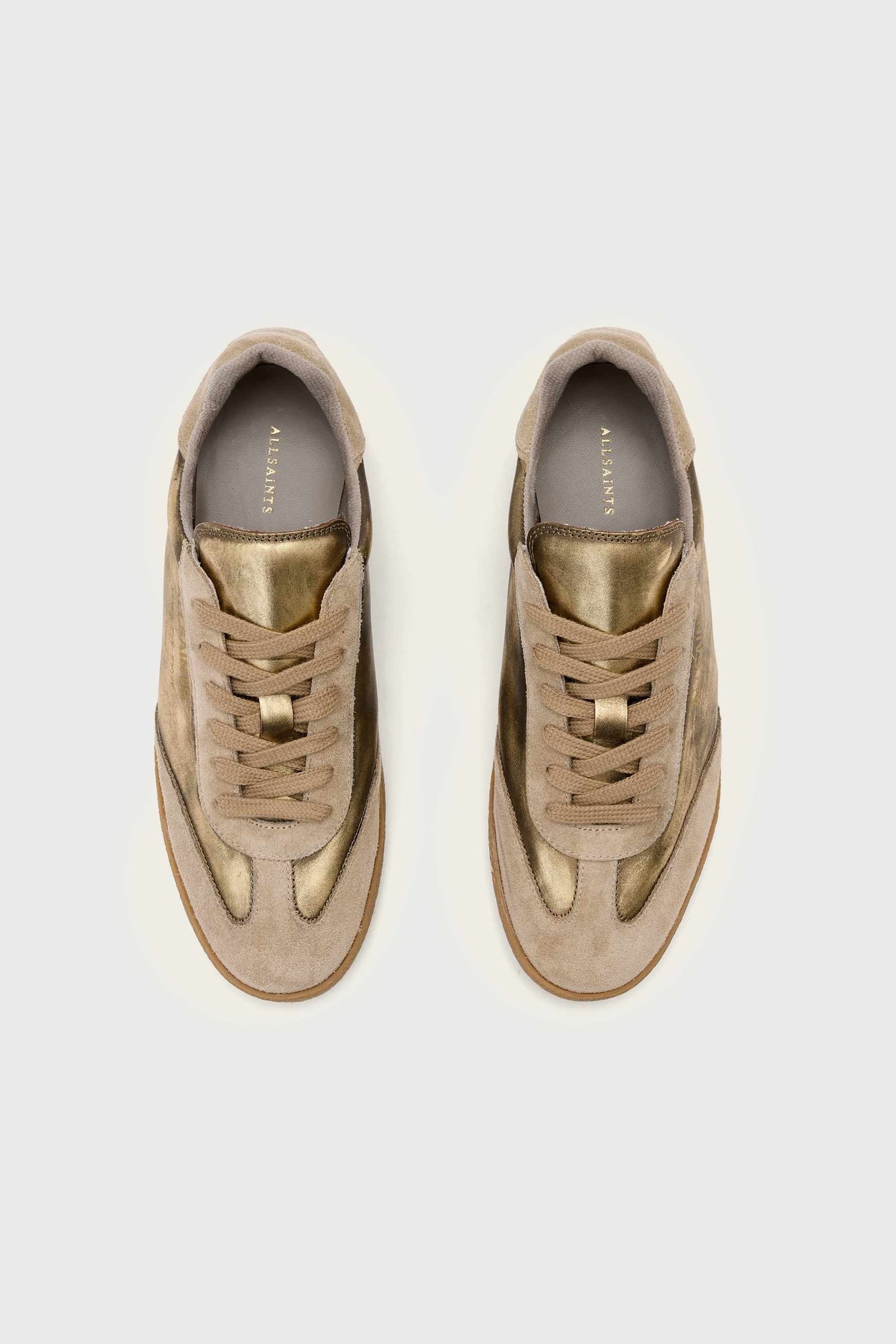 THELMA SUEDE SNEAKER ANTIQUE GOLD 4
