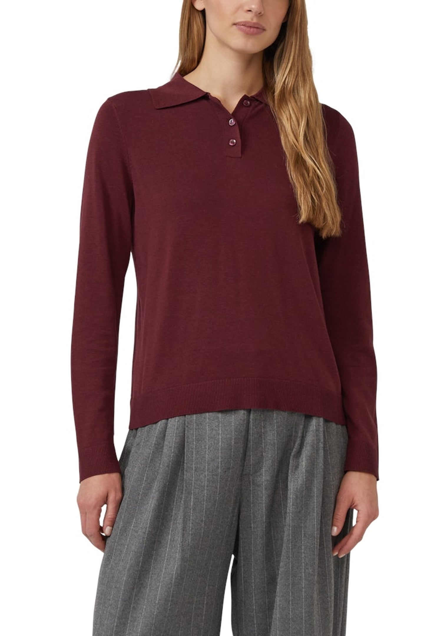 S.OLIVER PULLOVER BURGUNDY 1