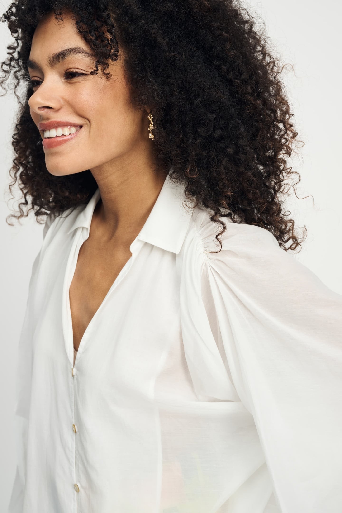 BLOUSE - LENA CRISPY WHITE 3