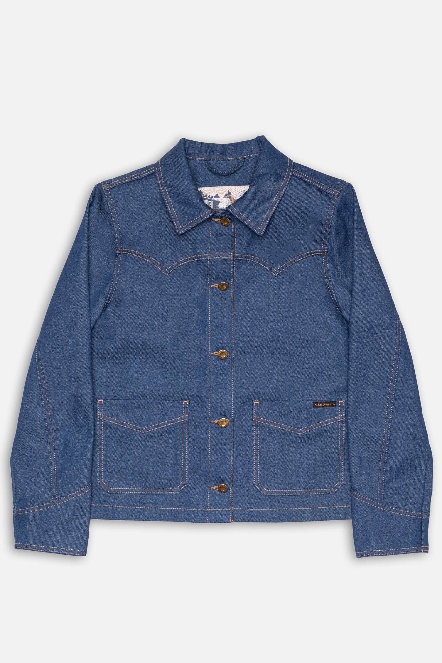 KELLY WESTERN DENIM JACKET BLUE 1