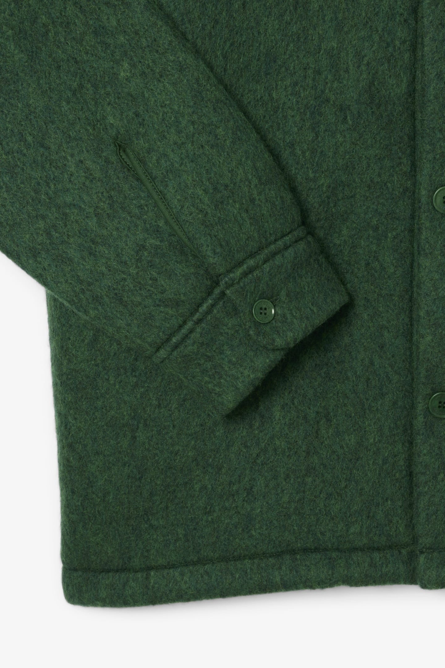 LONG SLEEVE WOVEN SHIRT GREEN 5