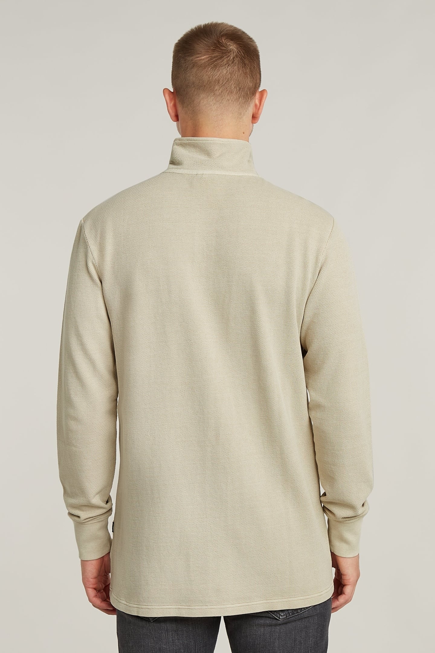 OVERDYED HALF ZIP TWEETER DK BRICK GD 3