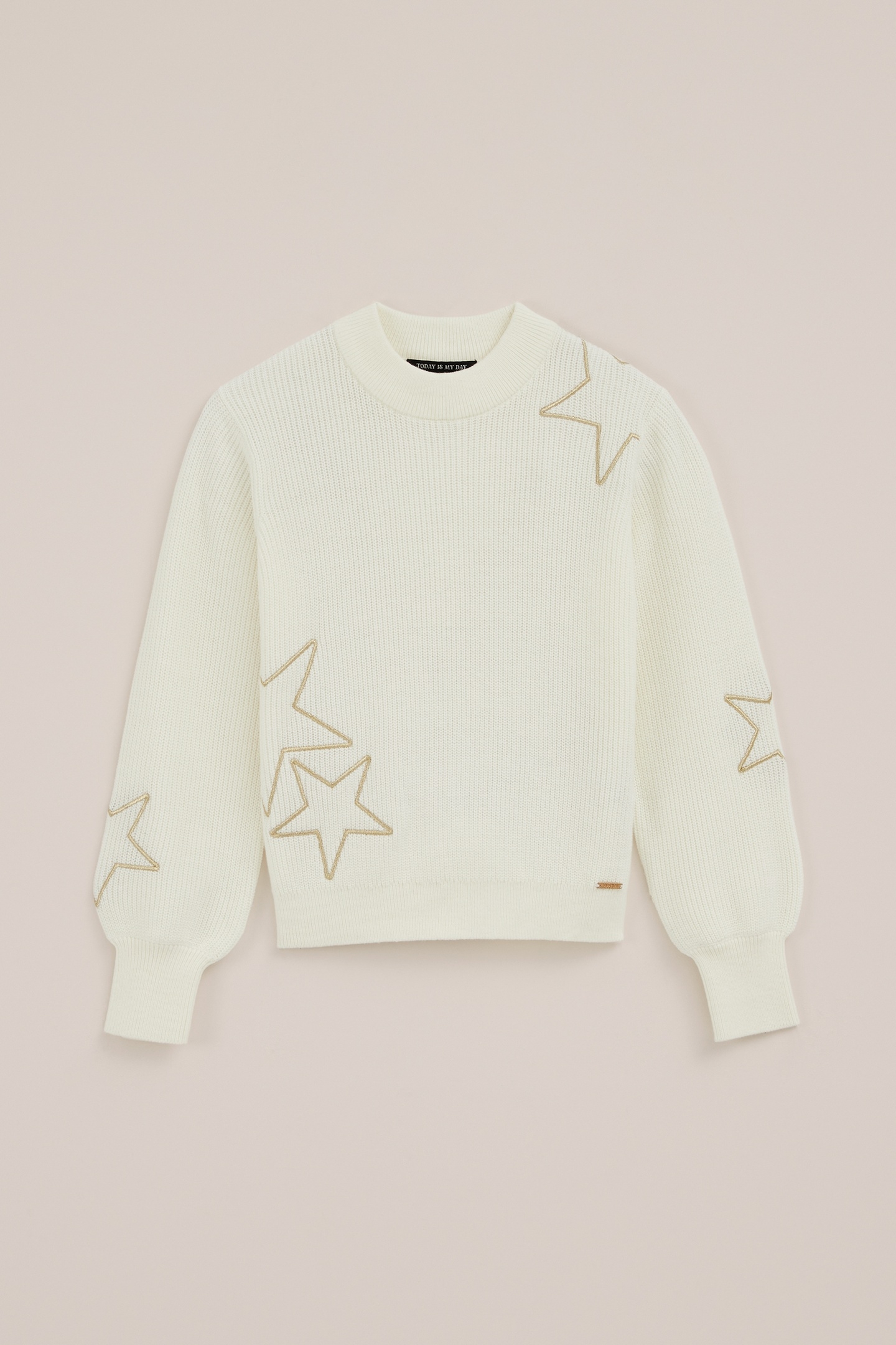KNITTED PULLOVER ECRU 3