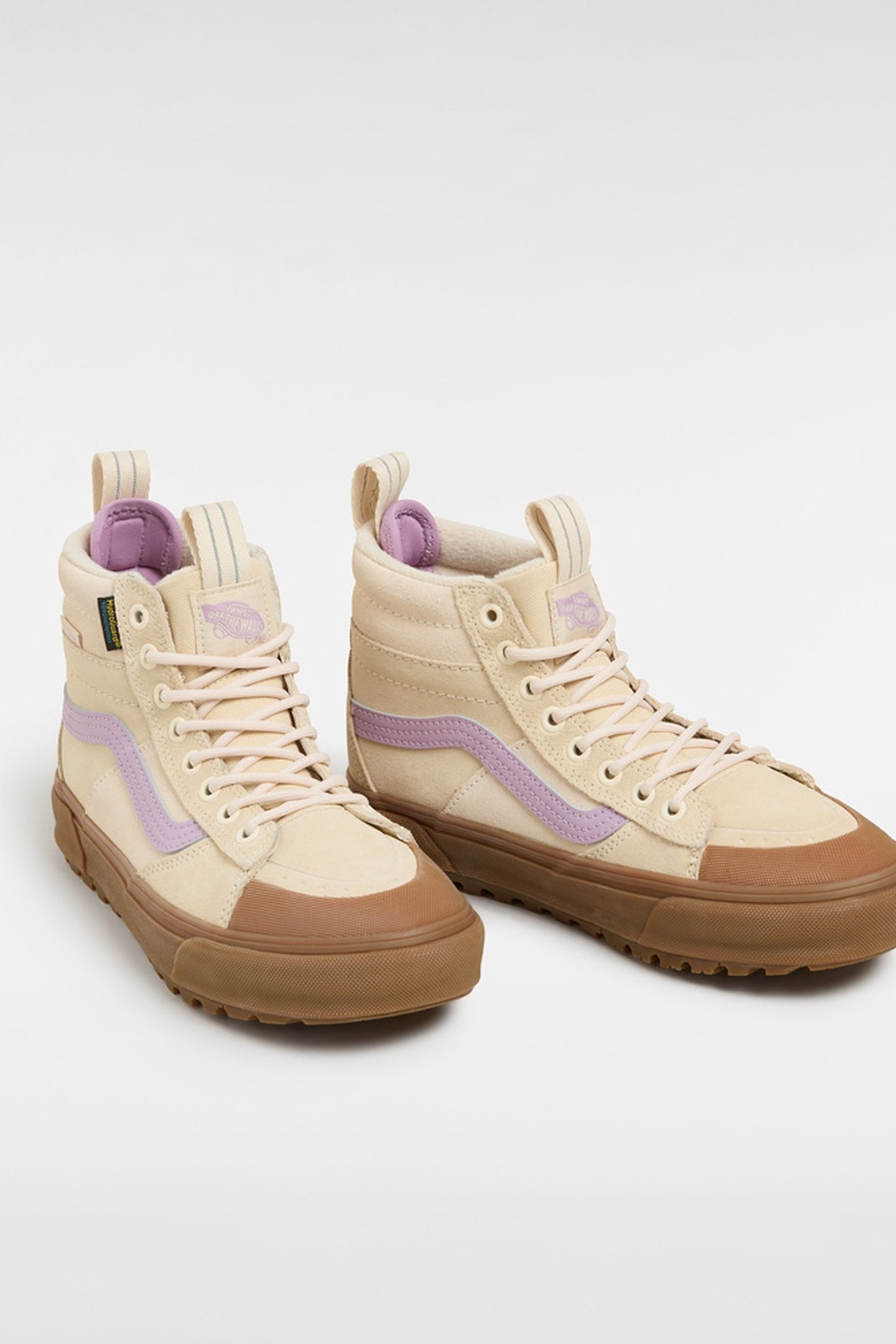 UNISEX MTE SK8-HI WATERPROOF WHITE/PURPLE 2