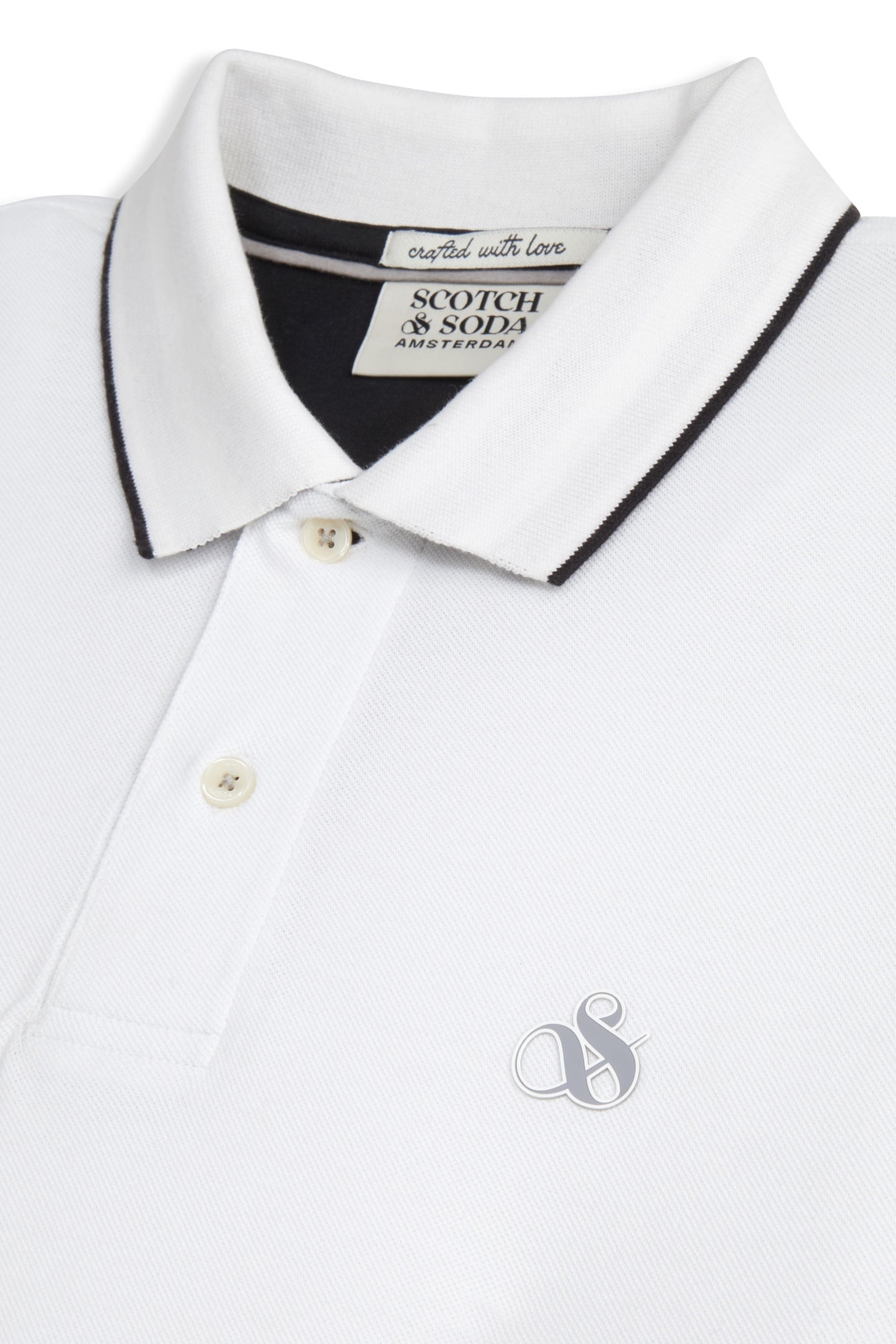 TIPPED POLO BRIGHT WHITE 3
