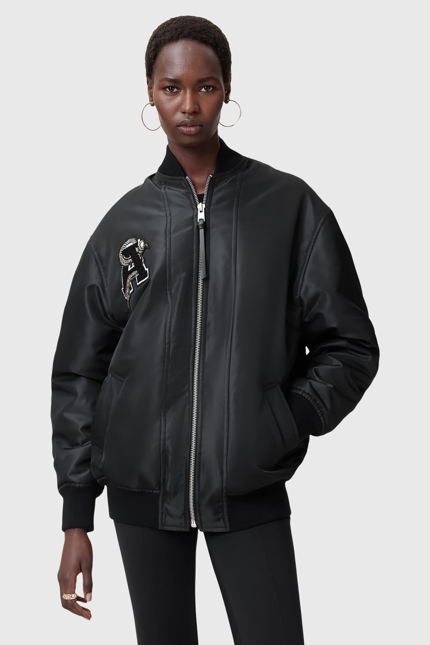 BETTIE BOMBER BLACK 1