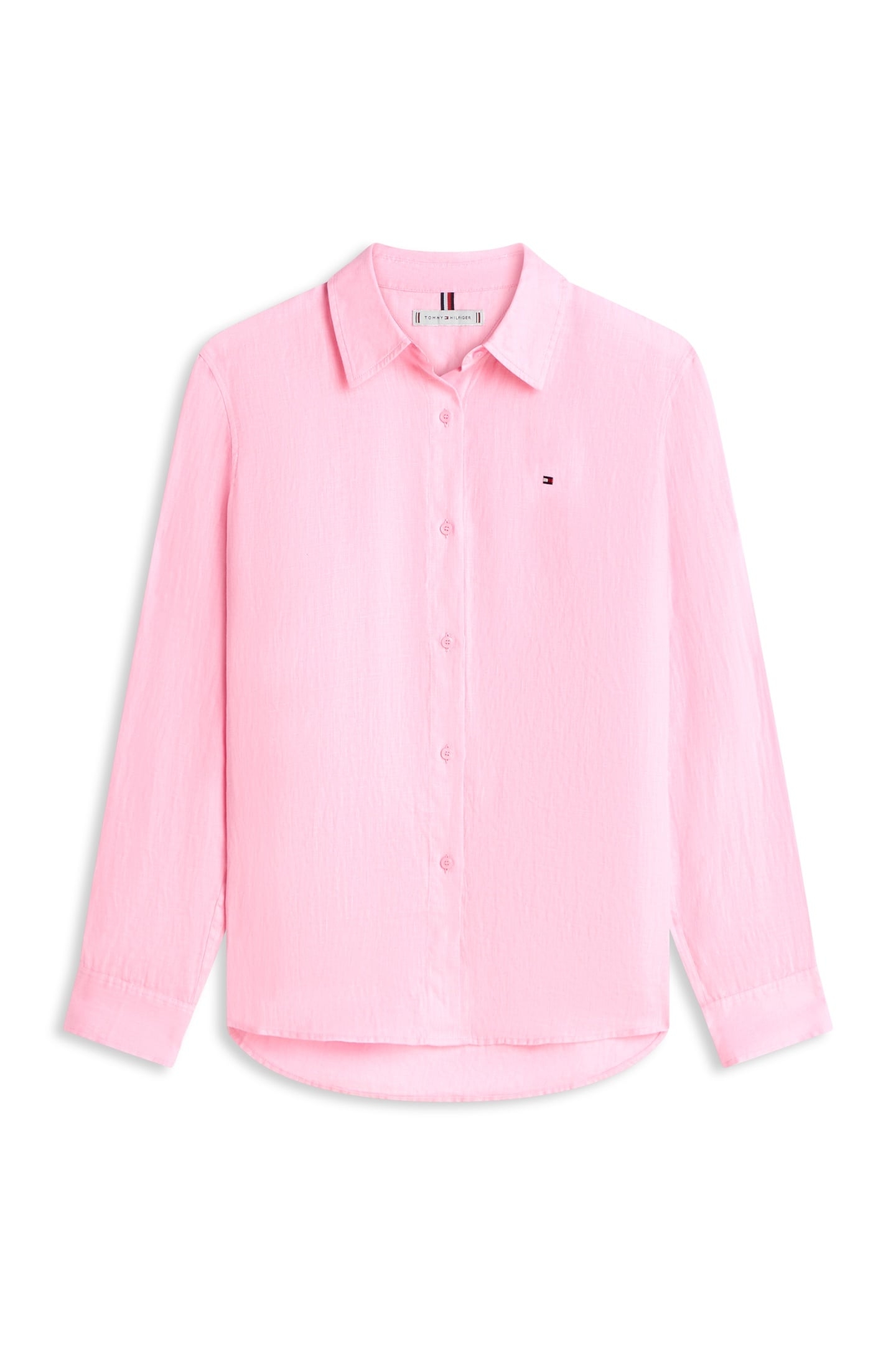 ESSENTIAL LINEN RELAXED LS SHIRT ROSE PETAL 5