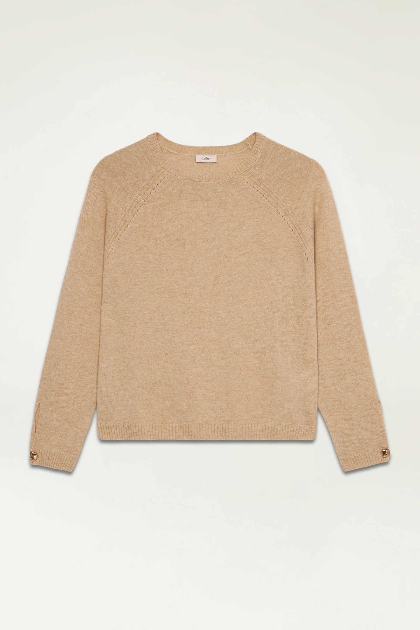 CASHMERE BLEND CREW-NECK SWEATER LIGHT BLUE 3
