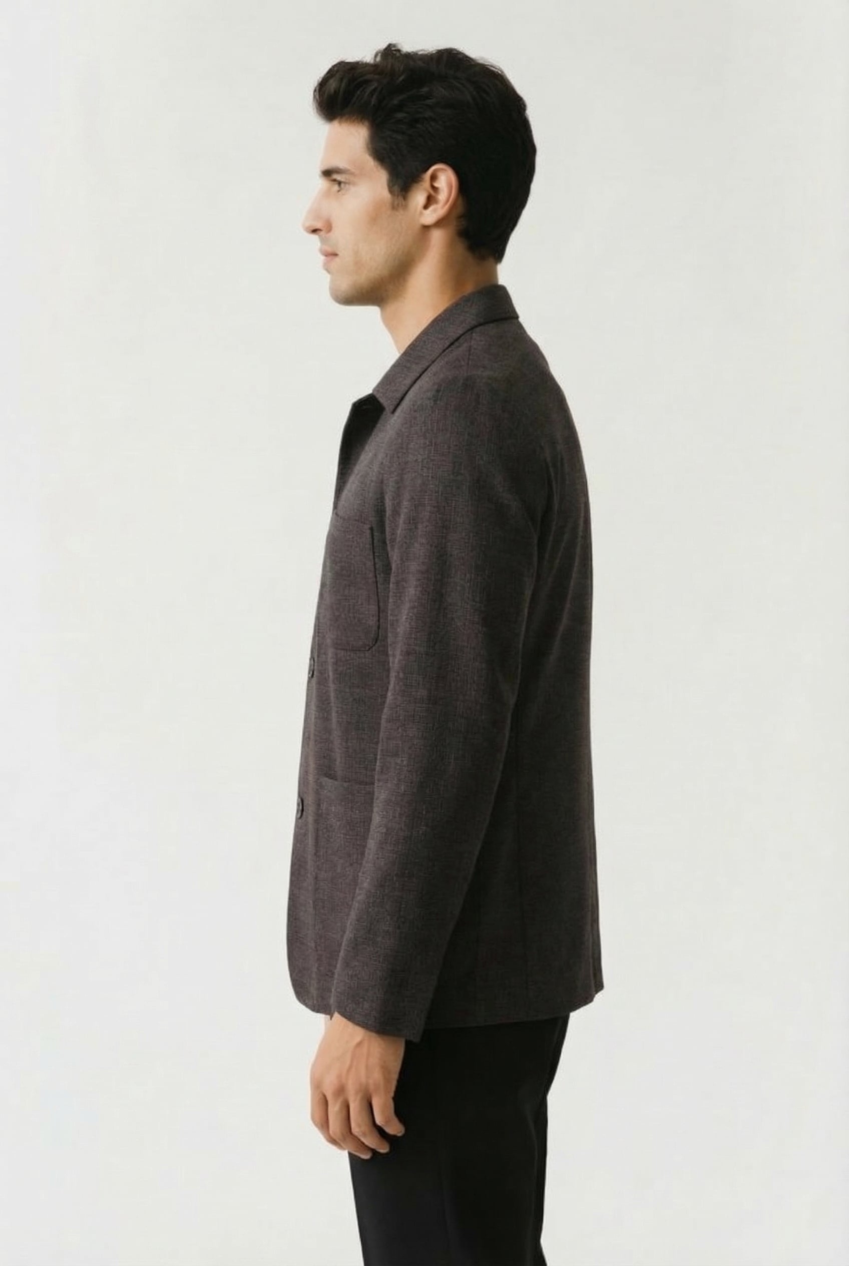 4BTN CASUAL JKT DARK BROWN 5