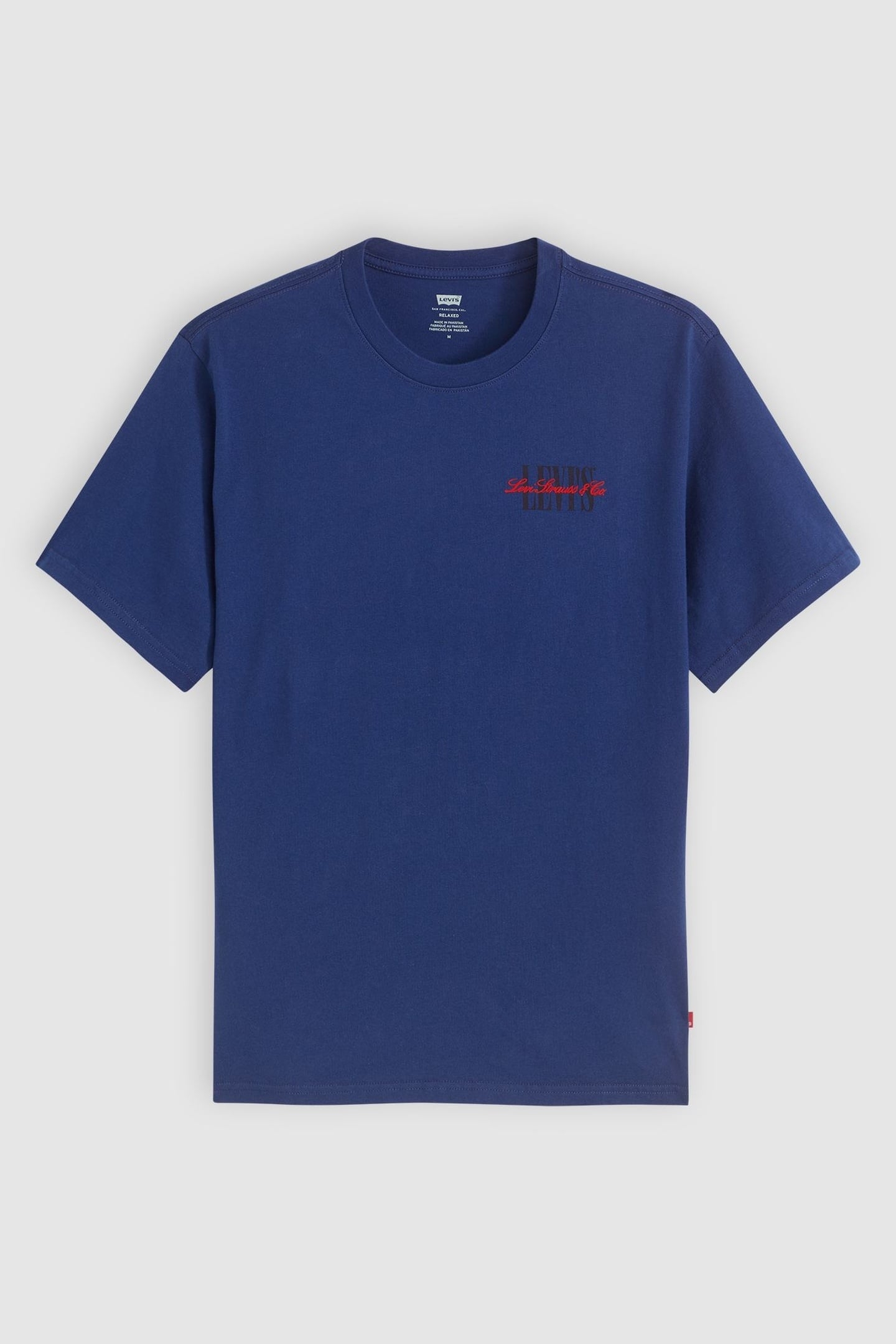 SS RELAXED FIT TEE SERIF BLUE 4