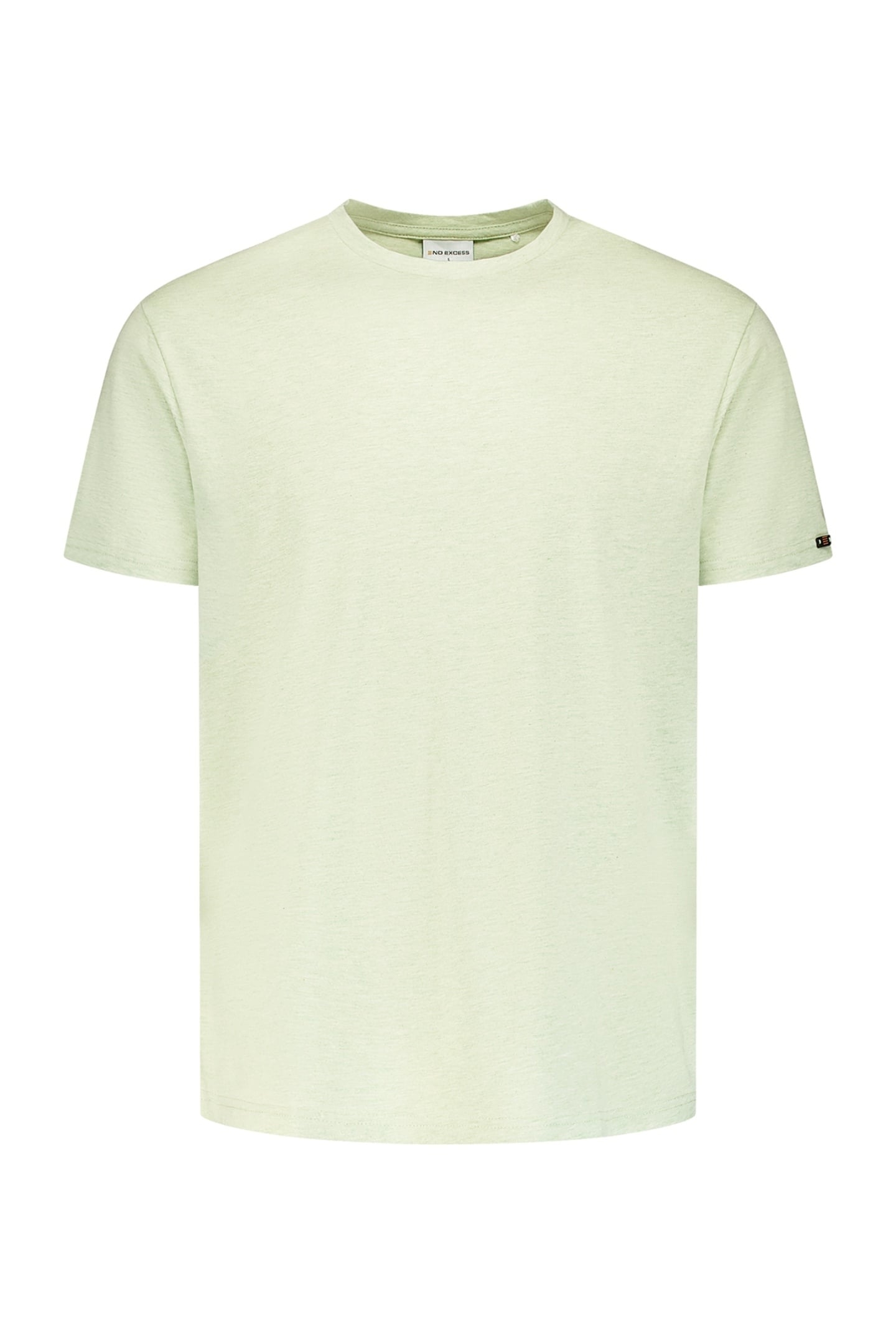 T-SHIRT CREWNECK MELANGE SEAGREEN 1