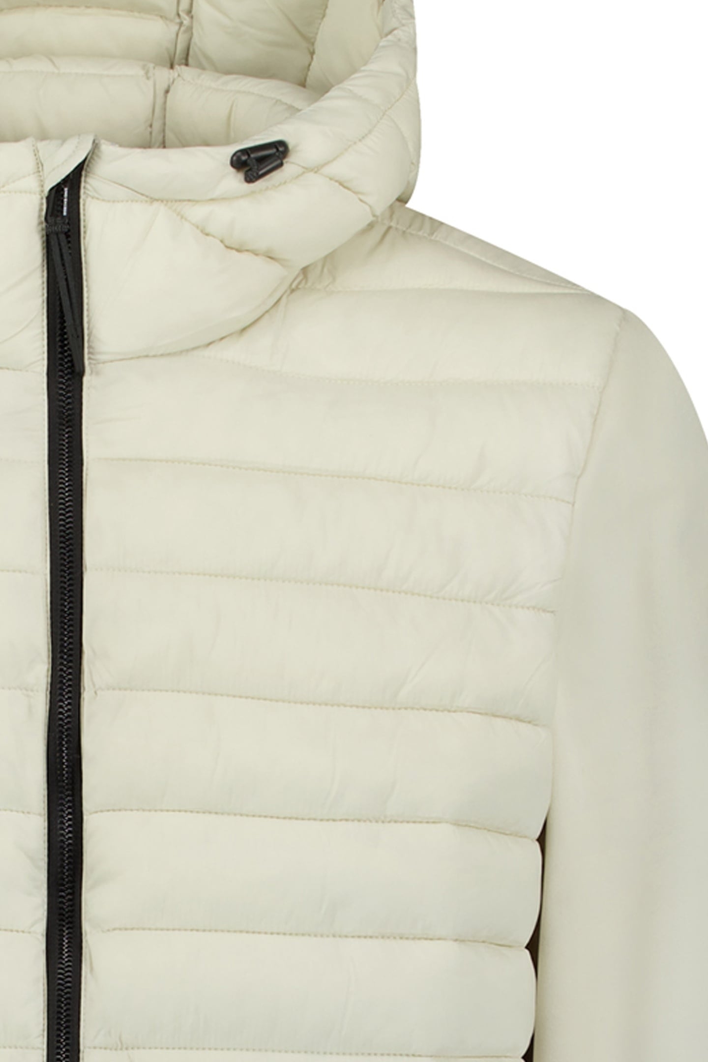 JACKET HOODED PADDED MIX WITH SWEAT KIT 3