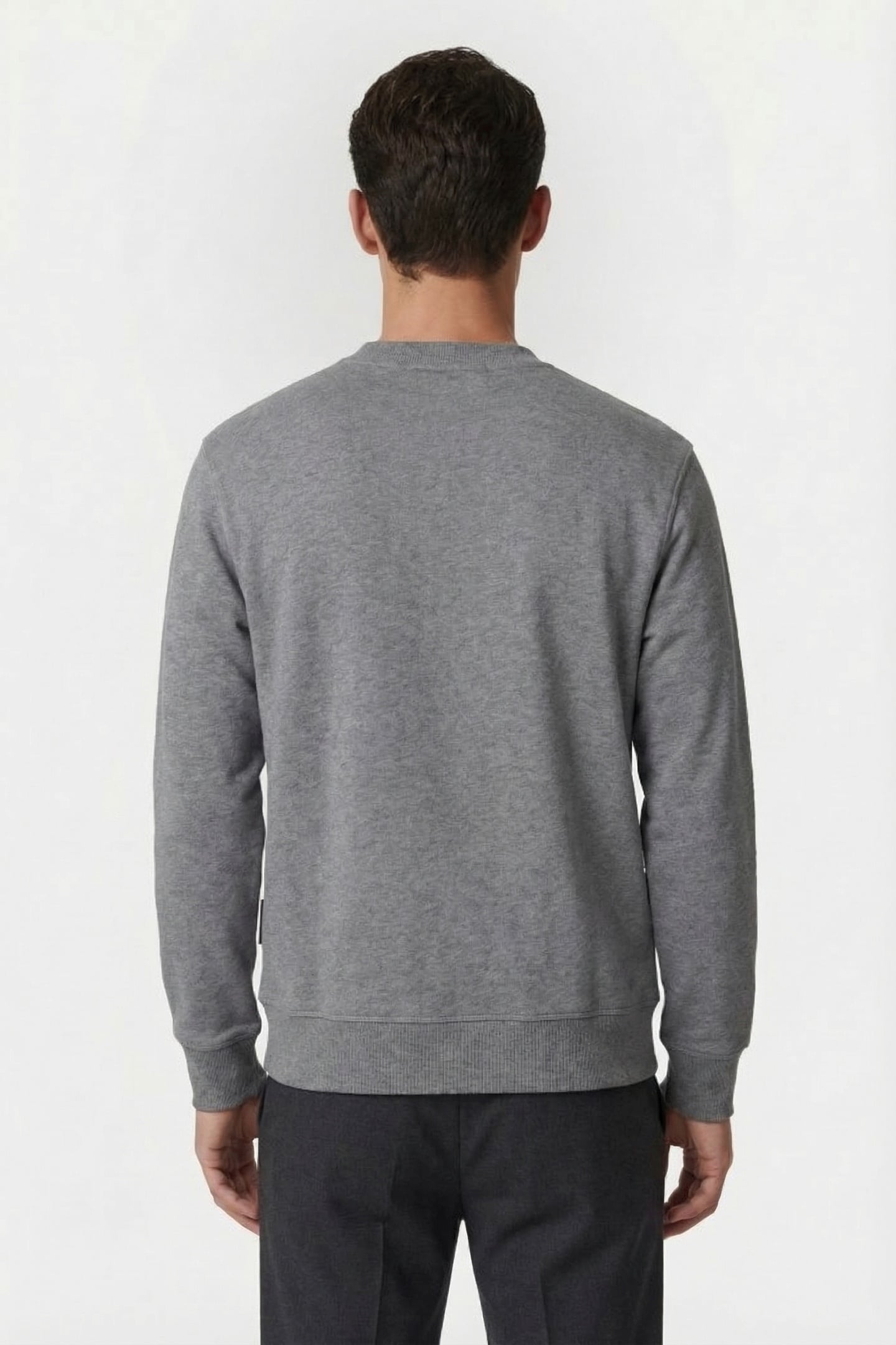 DARKGREY MELANGE SWEAT CREWNECK 2