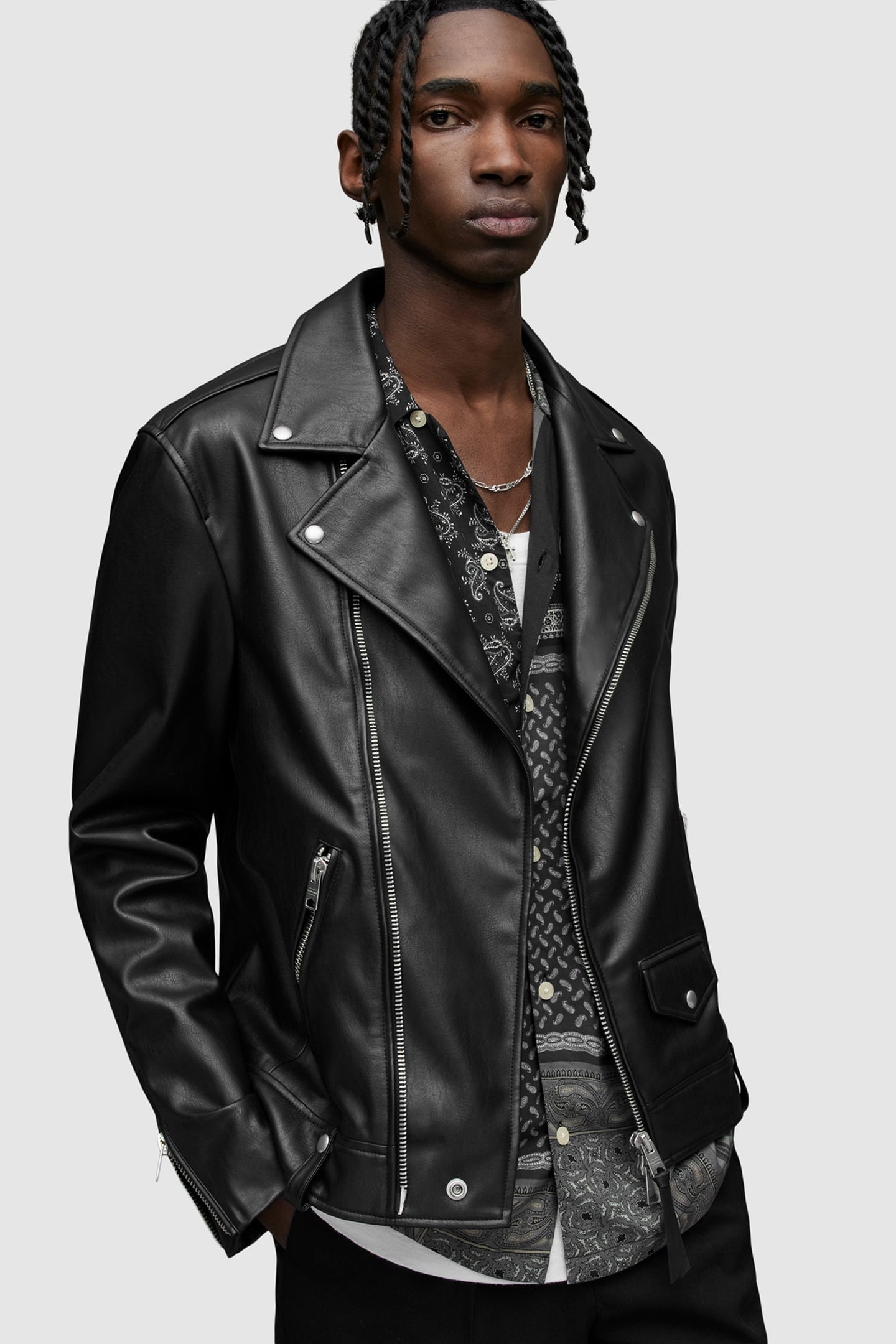 MILO FAUX LEATHER BI BLACK 4