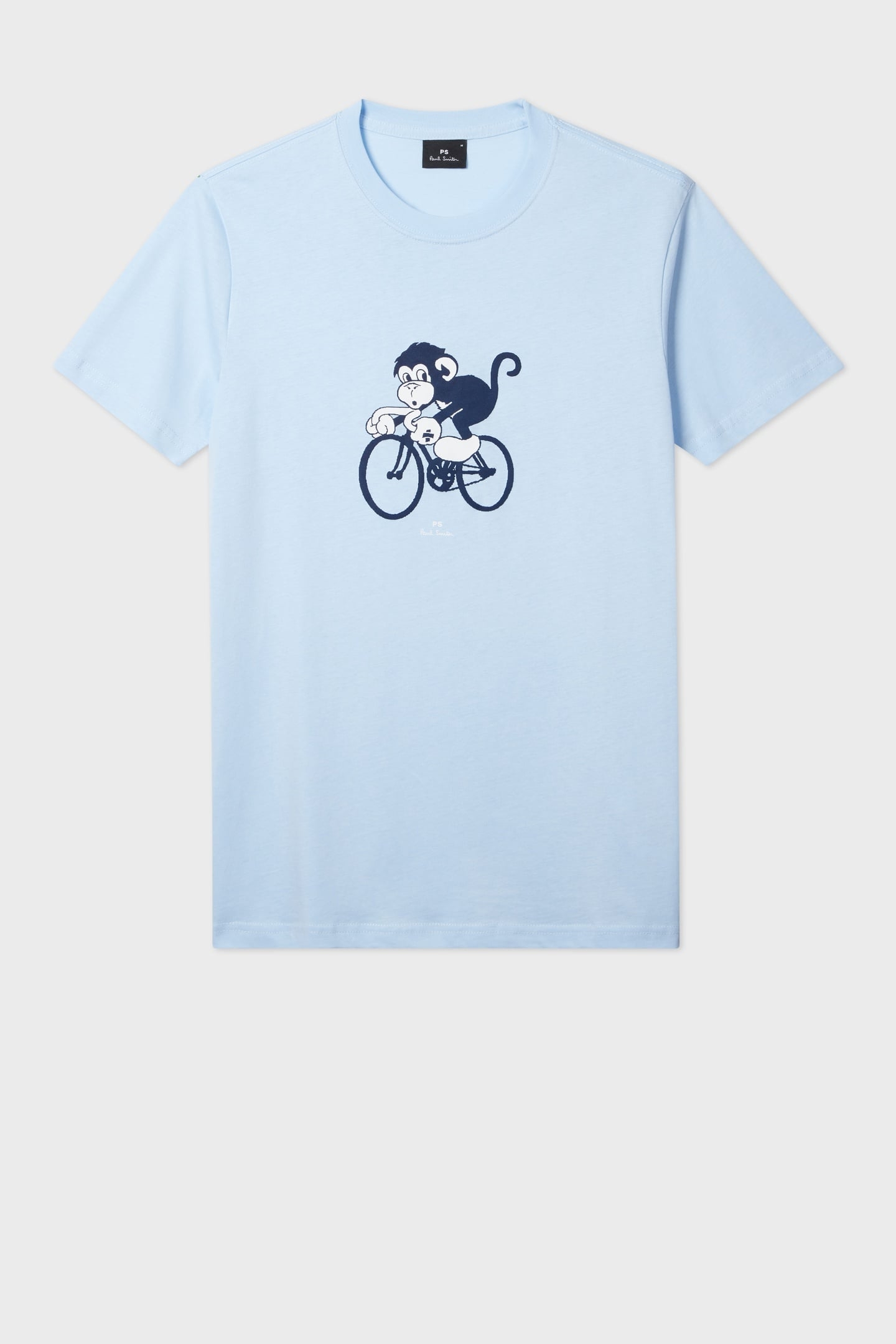 SLIM FIT TSHIRT BIKE MONKEY COBALT BLUE 1