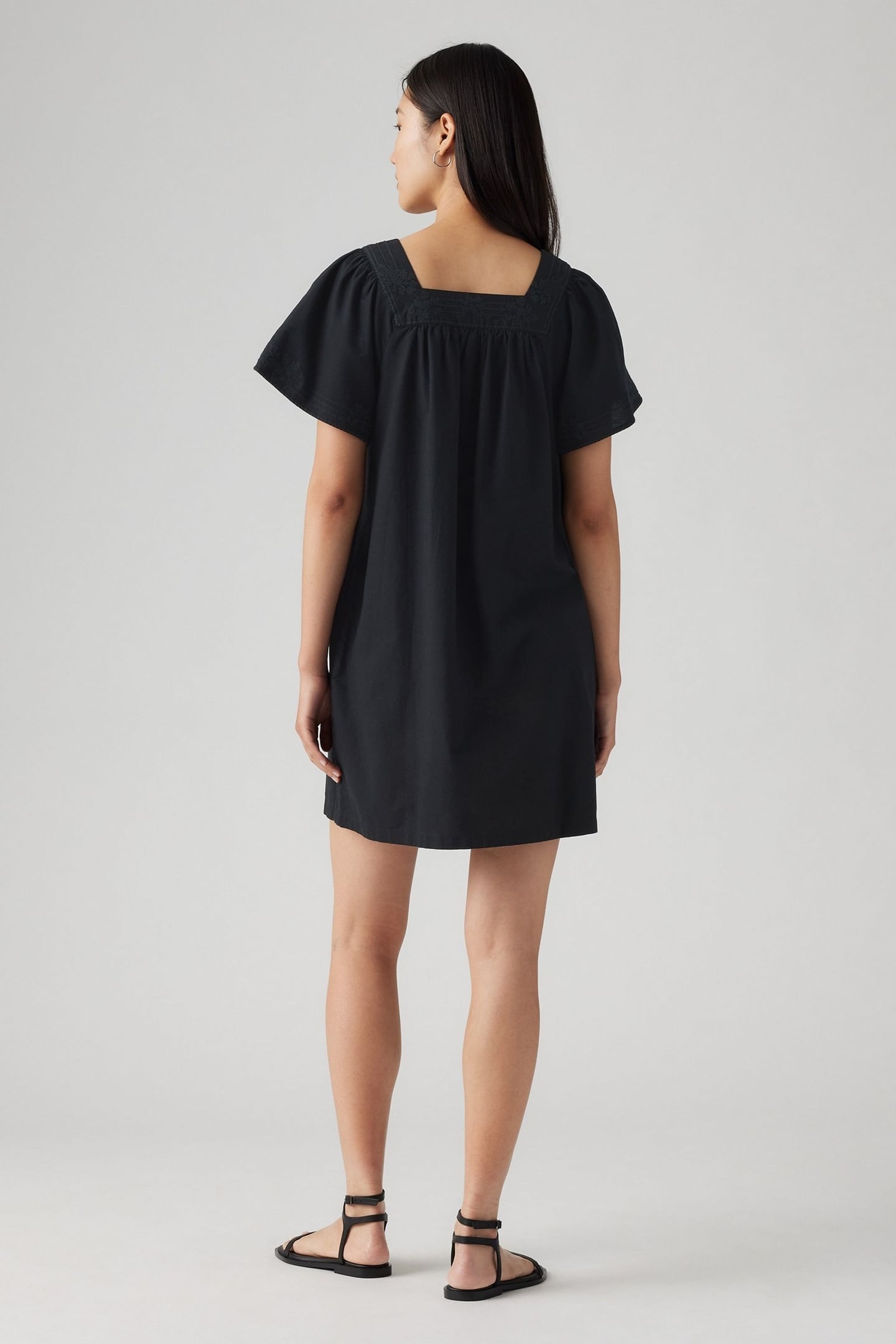 AMBRE BABYDOLL DRESS BLACK 2