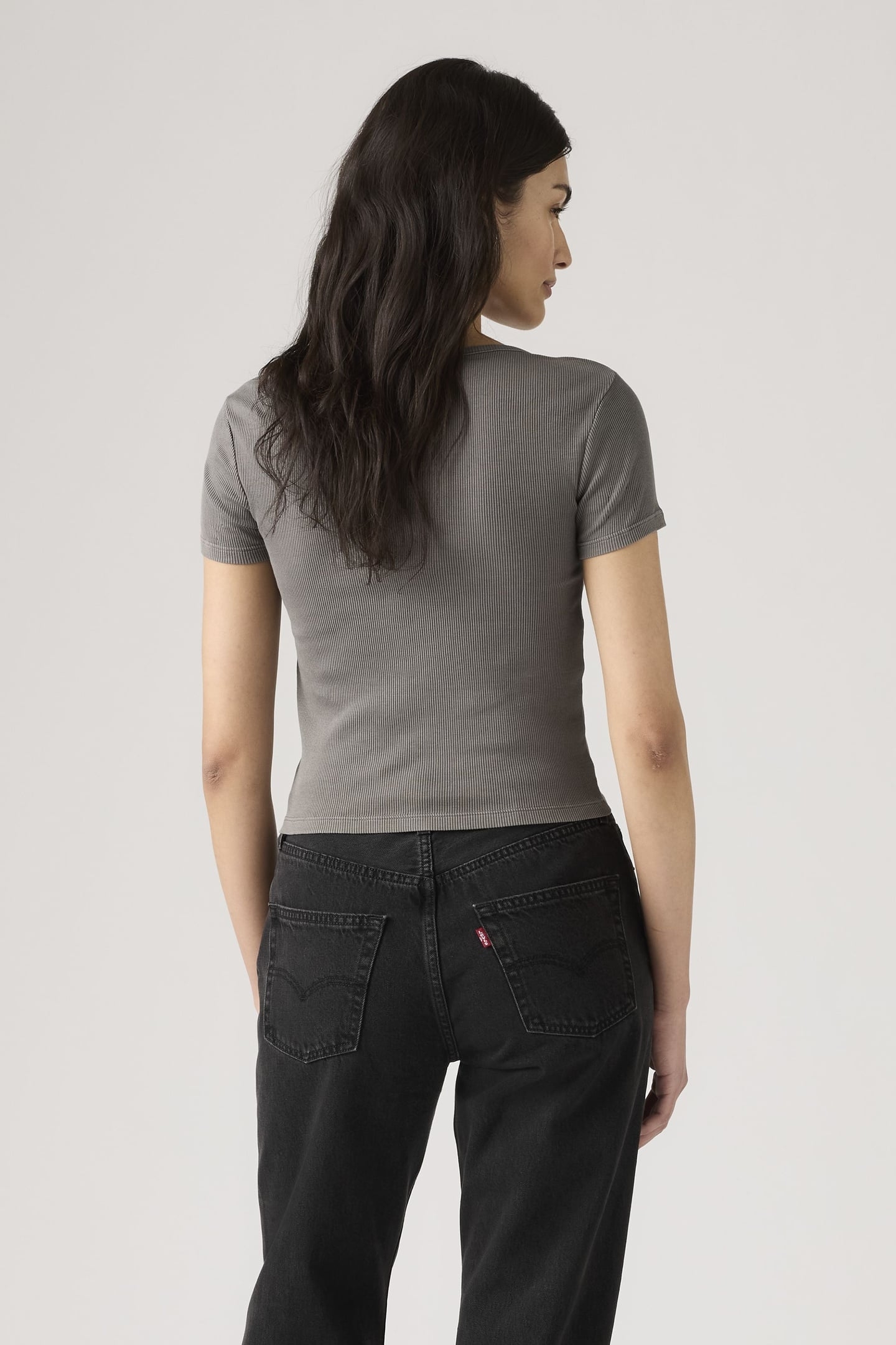 ESSENTIAL SQUARE NECK TEE BLACK 4