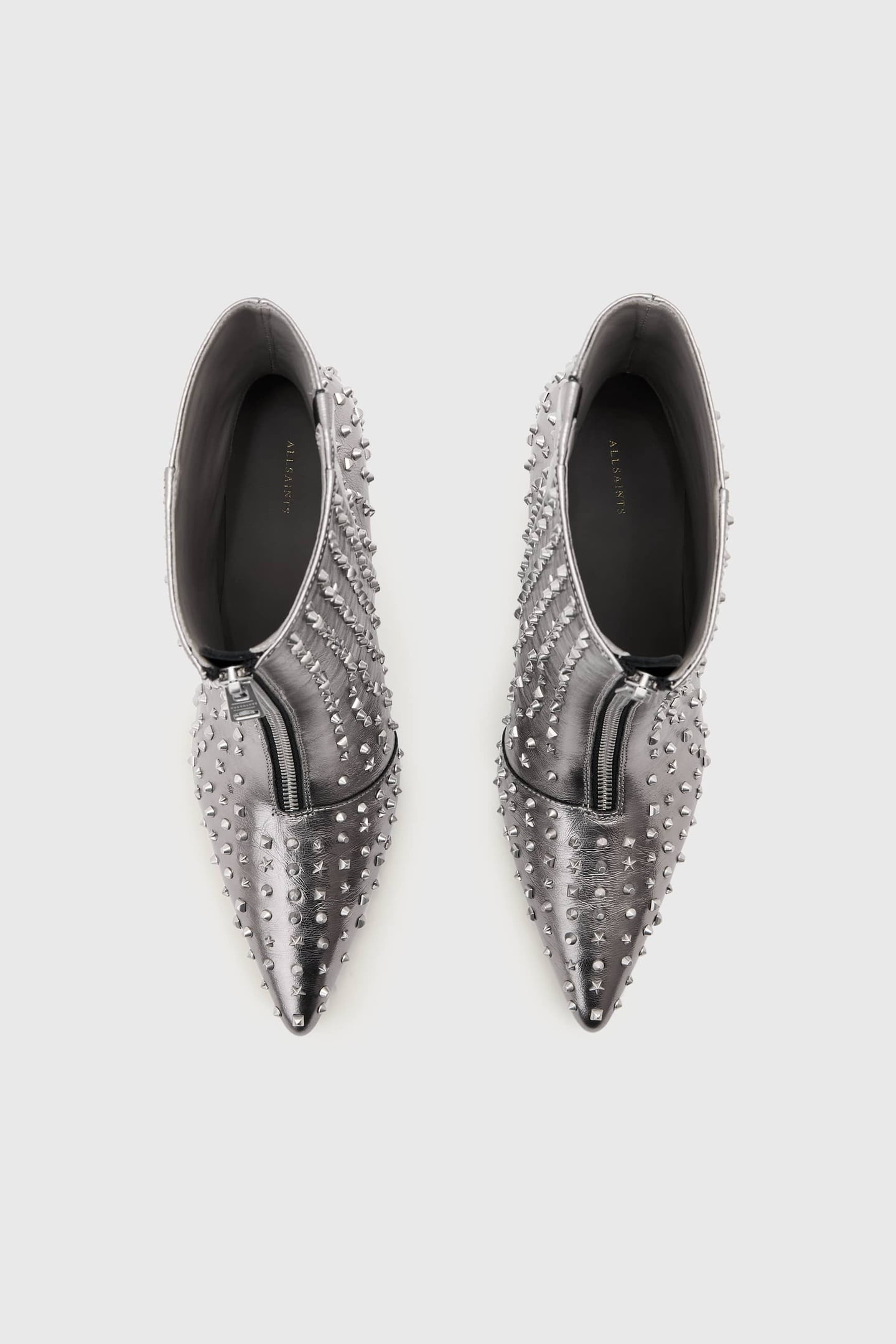 NATASHA STUD BOOT GUNMETAL GREY 4