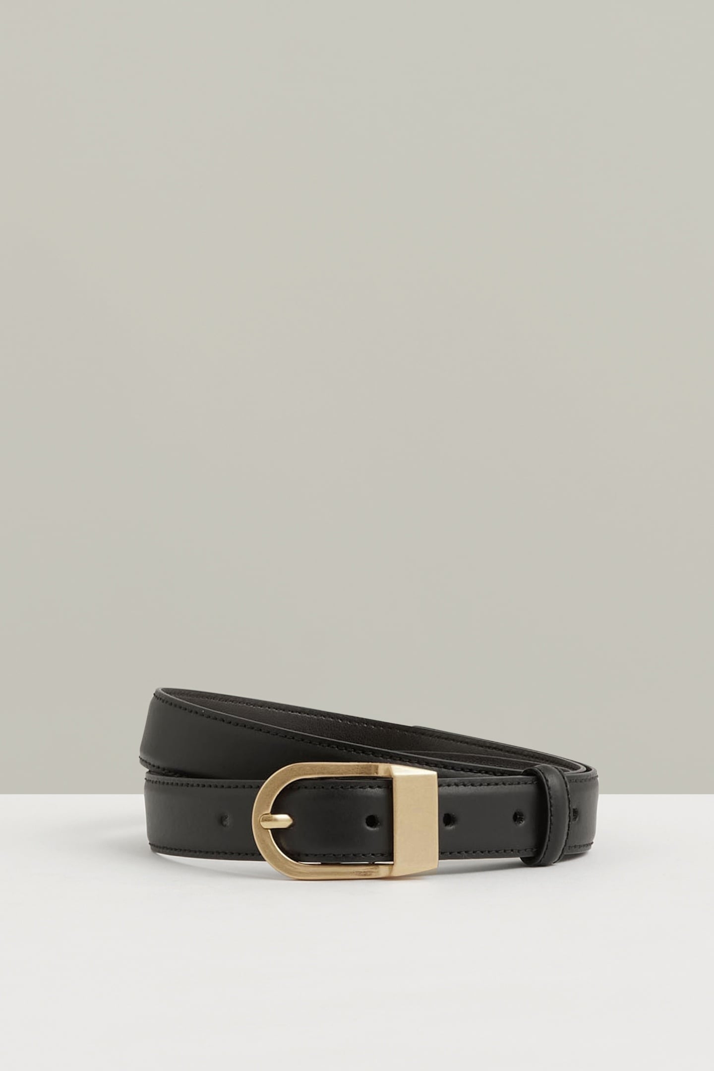 BUCKLE BELT BLACK 1