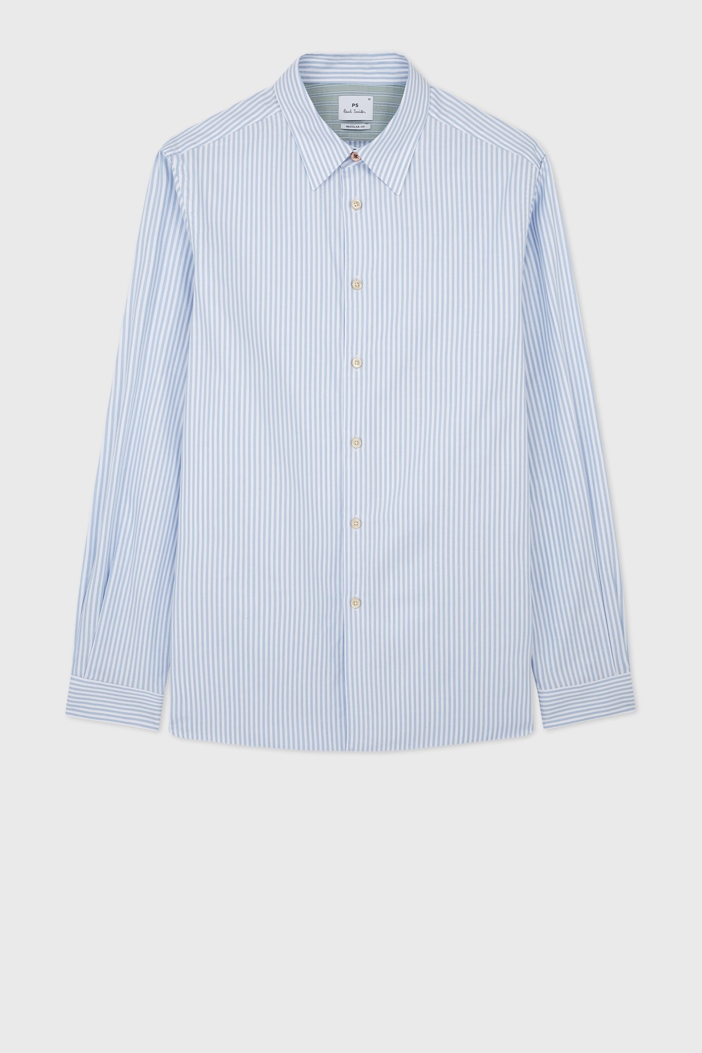 LS REGULAR FIT SHIRT BLUE 1