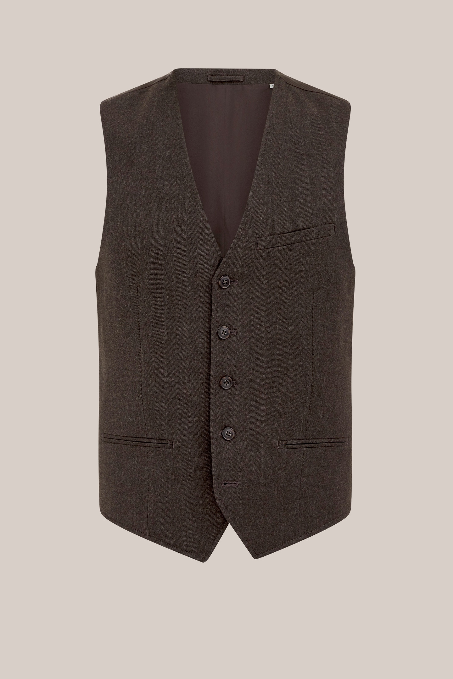 WAISTCOAT DARK BROWN 4