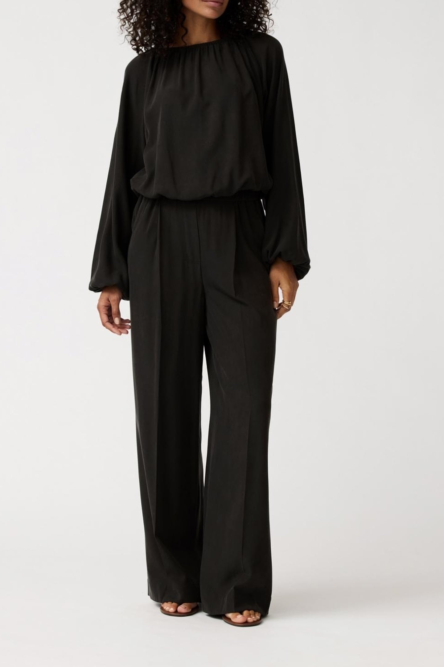 MOONFLOWER PANTS BLACK 1