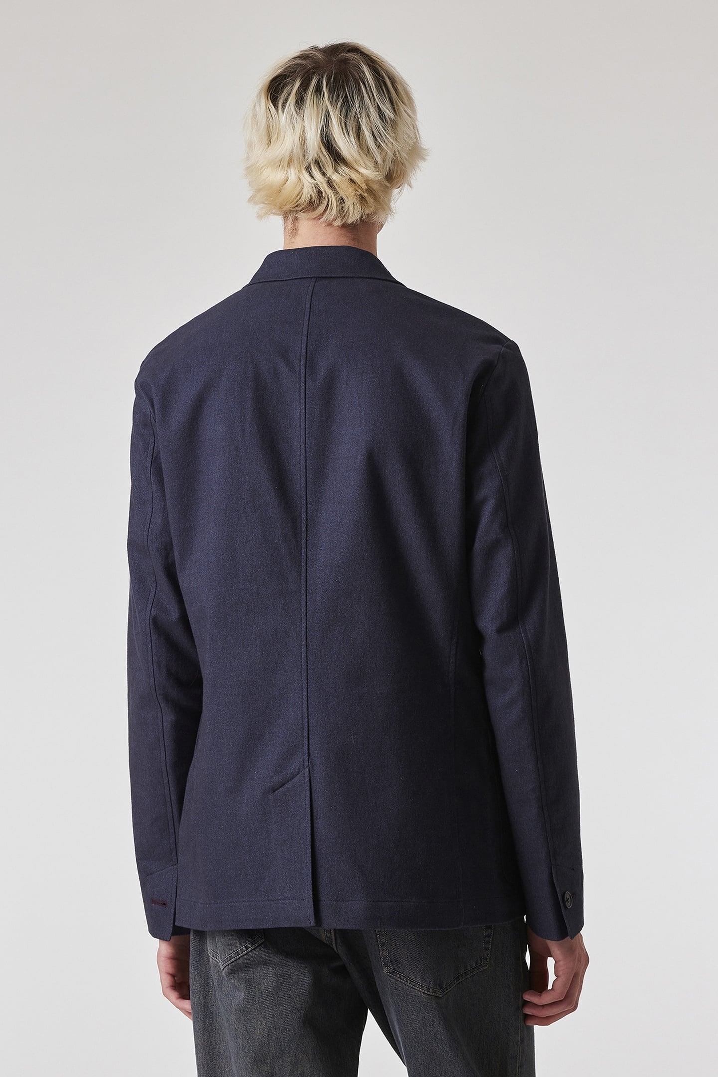 CASUAL FIT 2 BTN JACKET VERY DARK NAVY 3