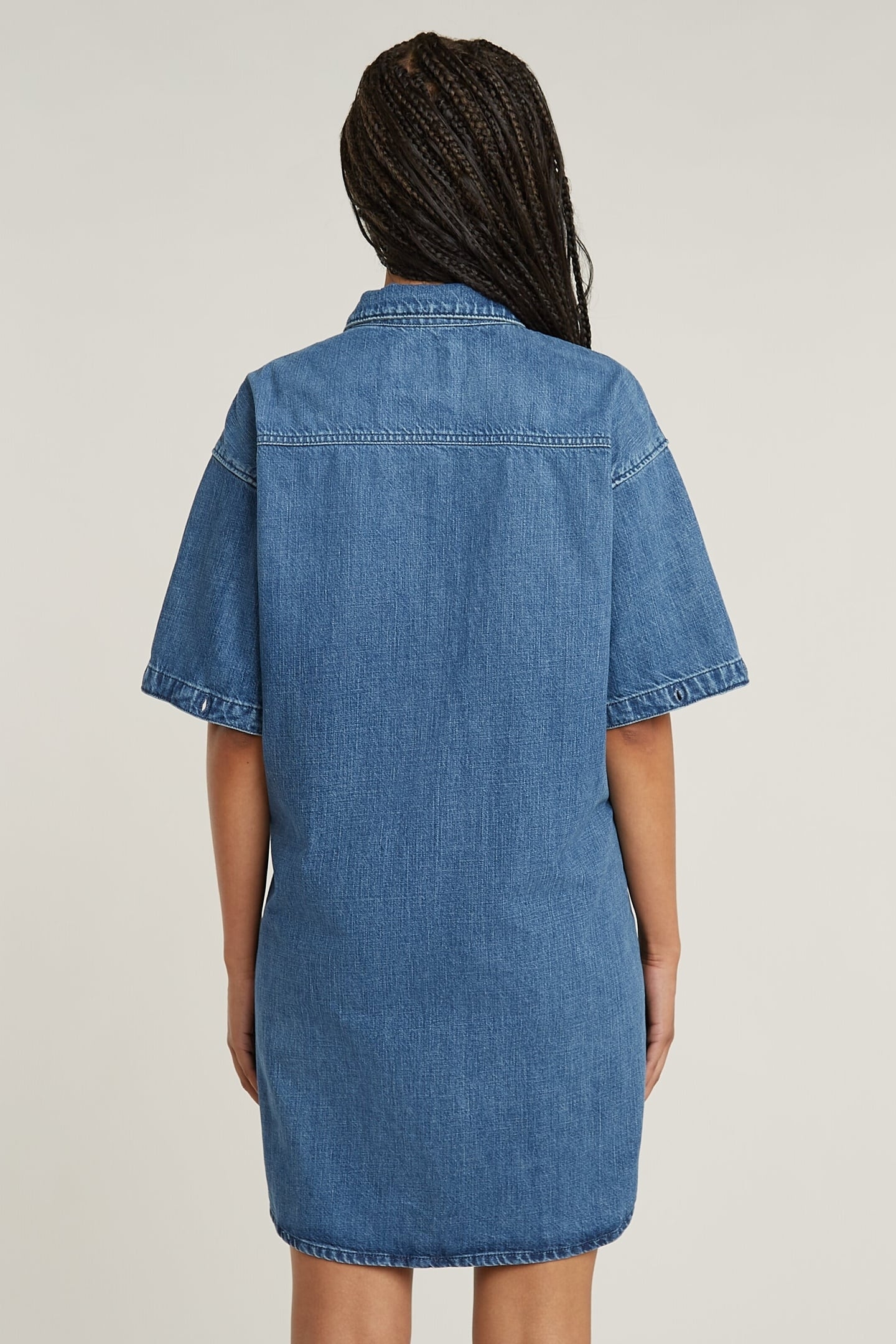 MODULAR SHIRT DRESS L\S FADED EVERGLADE 3