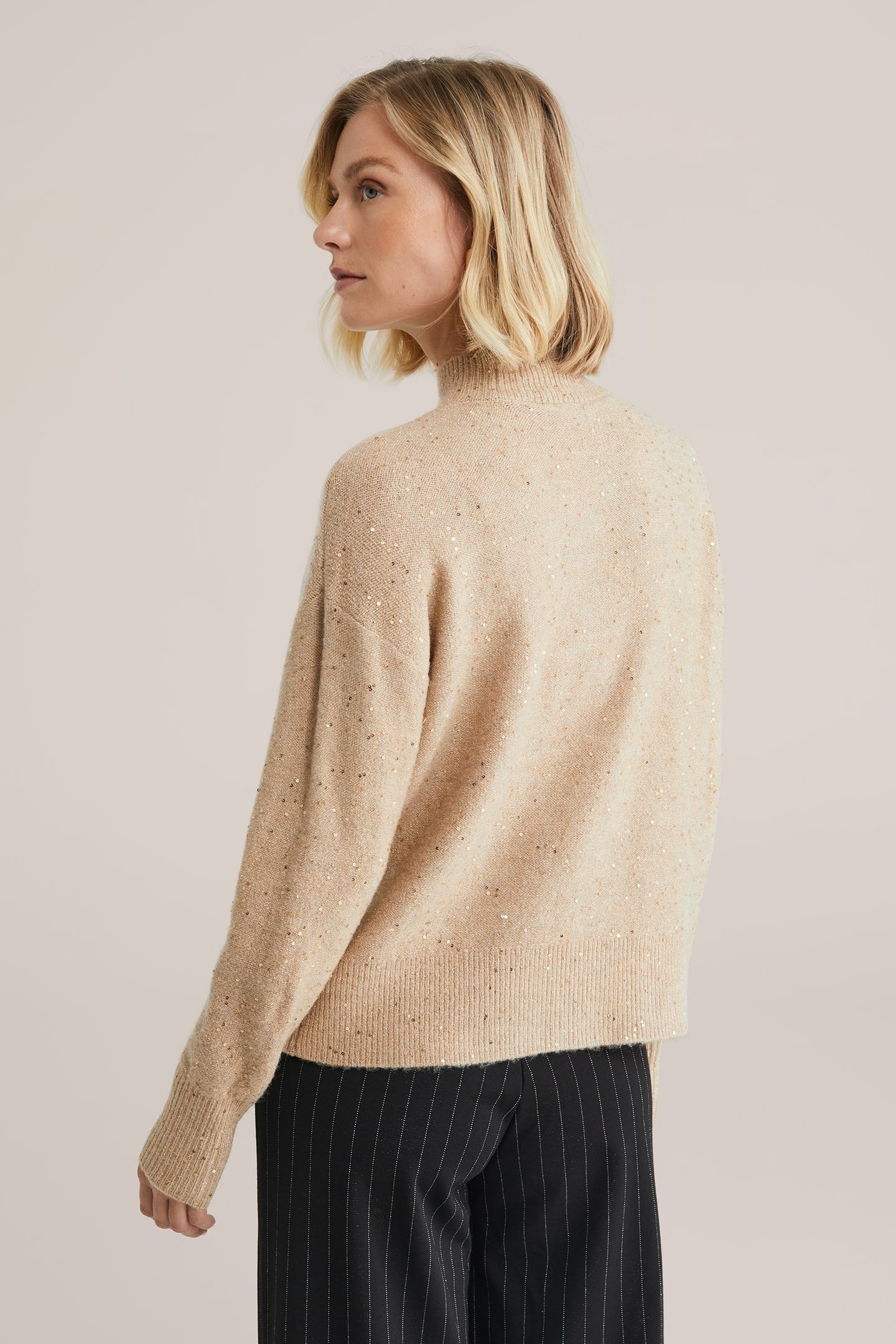 KNITTED PULLOVER BEIGE 2