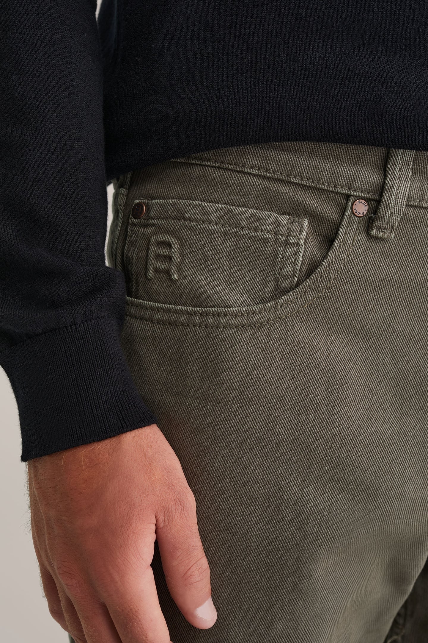 5-POCKET MID WAIST TAUPE 6