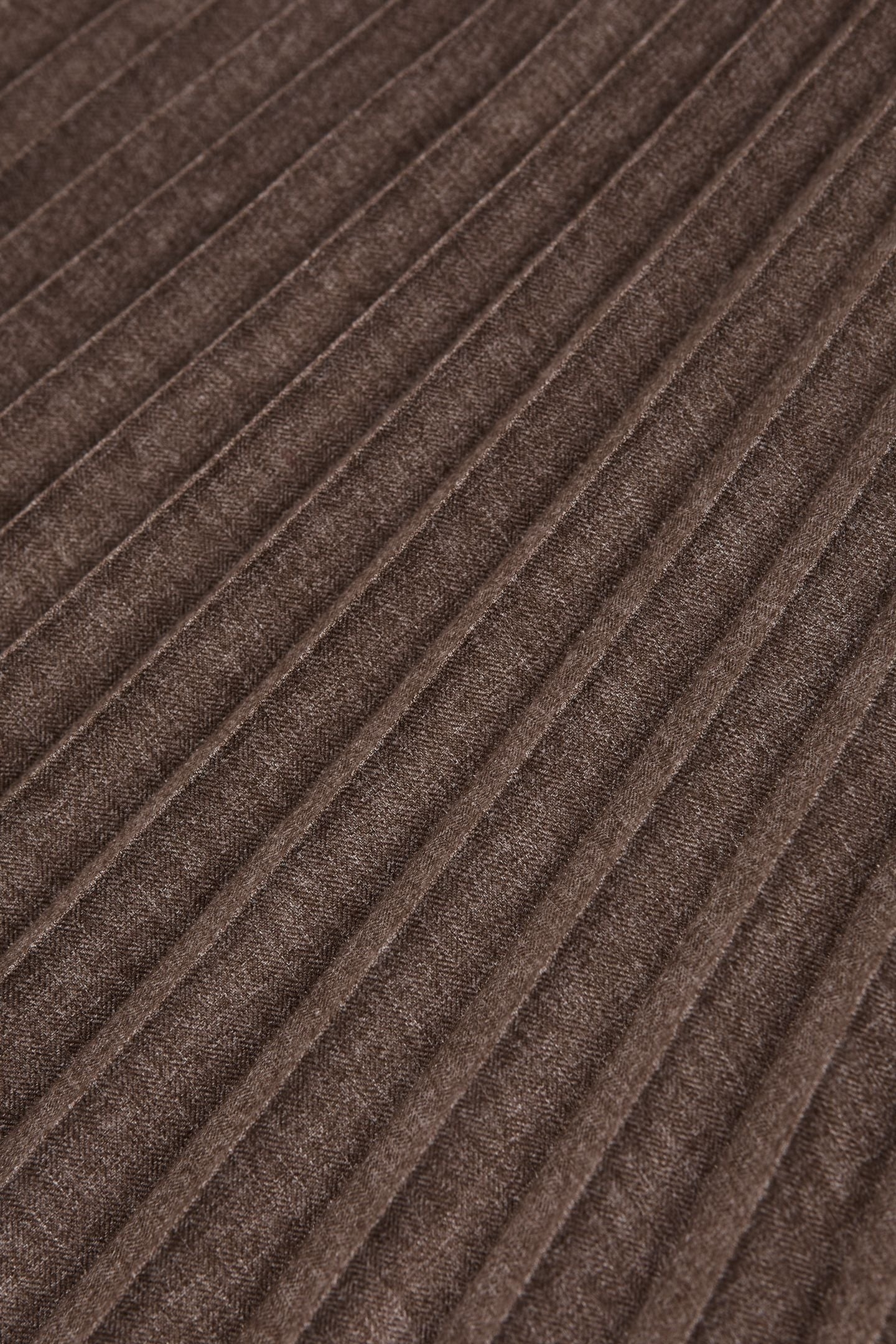 PLEATED SKIRT MOCHA BROWN 5