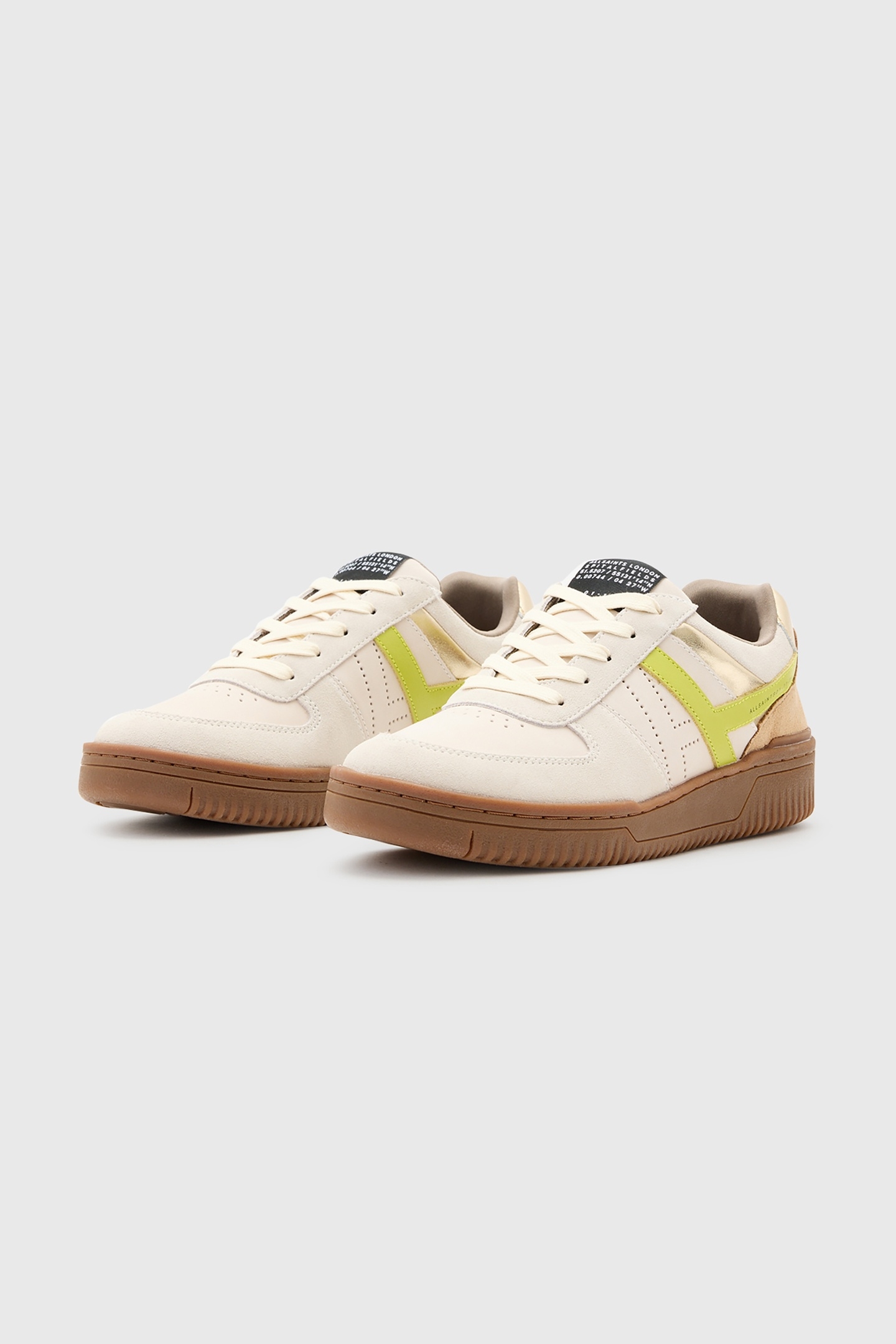VIX SUEDE SNEAKER WHITE/BROWN/GREEN 3
