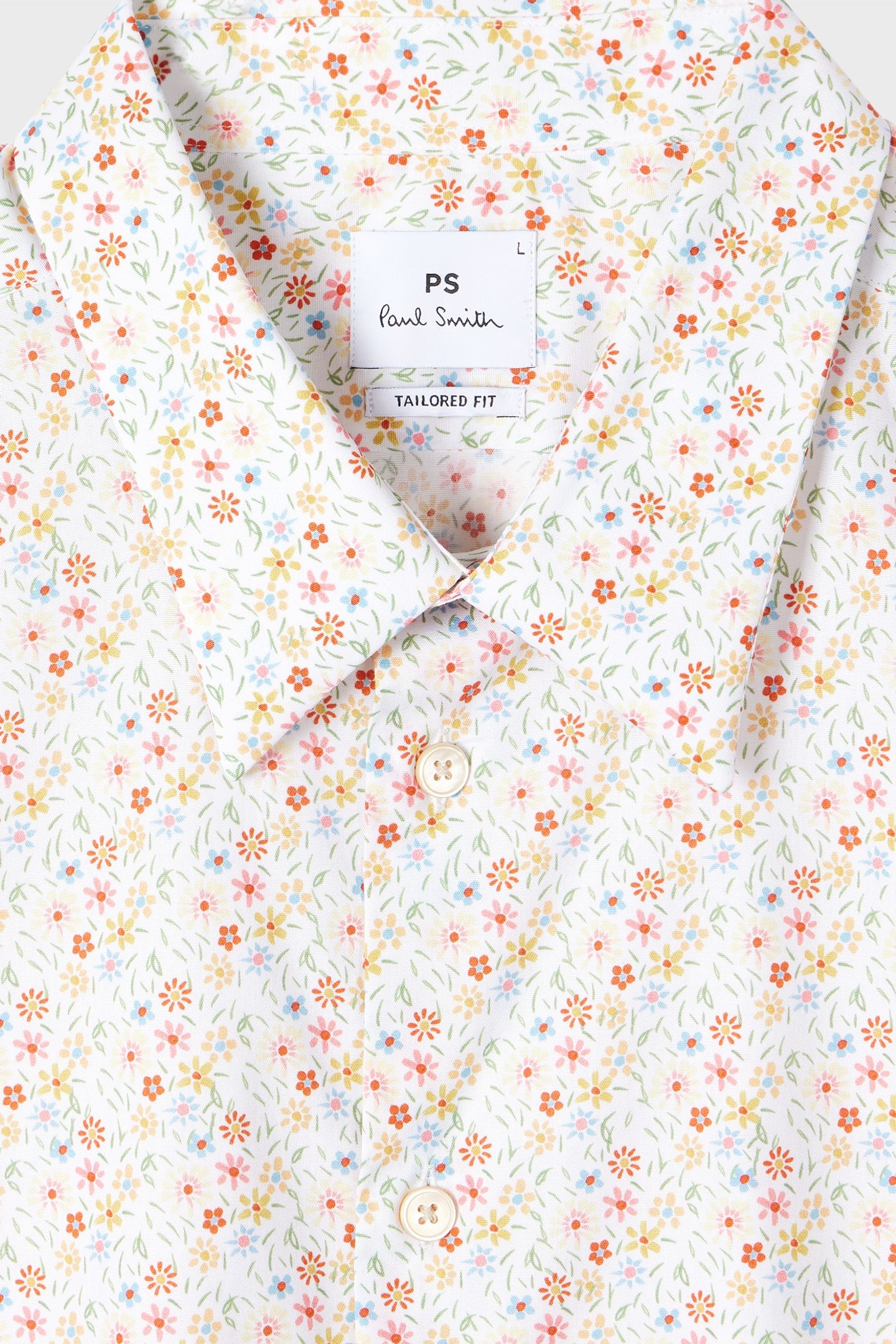 SS TAILORED FIT SHIRT WHITE 3