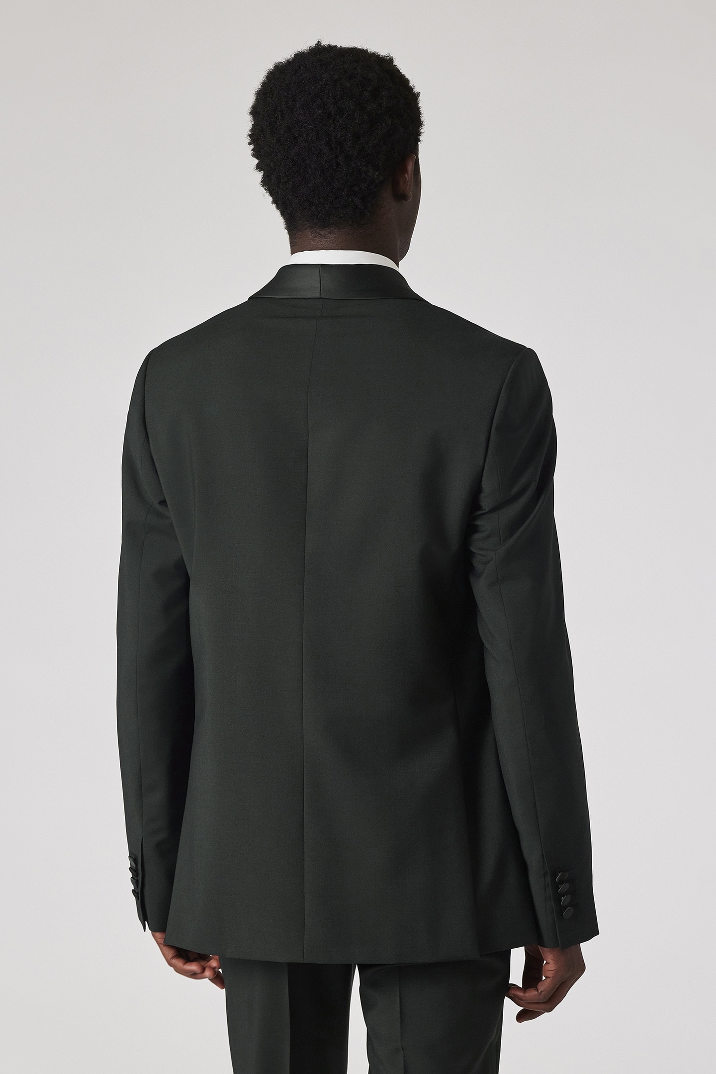 TAILORED FIT 2 BTN JACKET VERY DARK GREEN 3