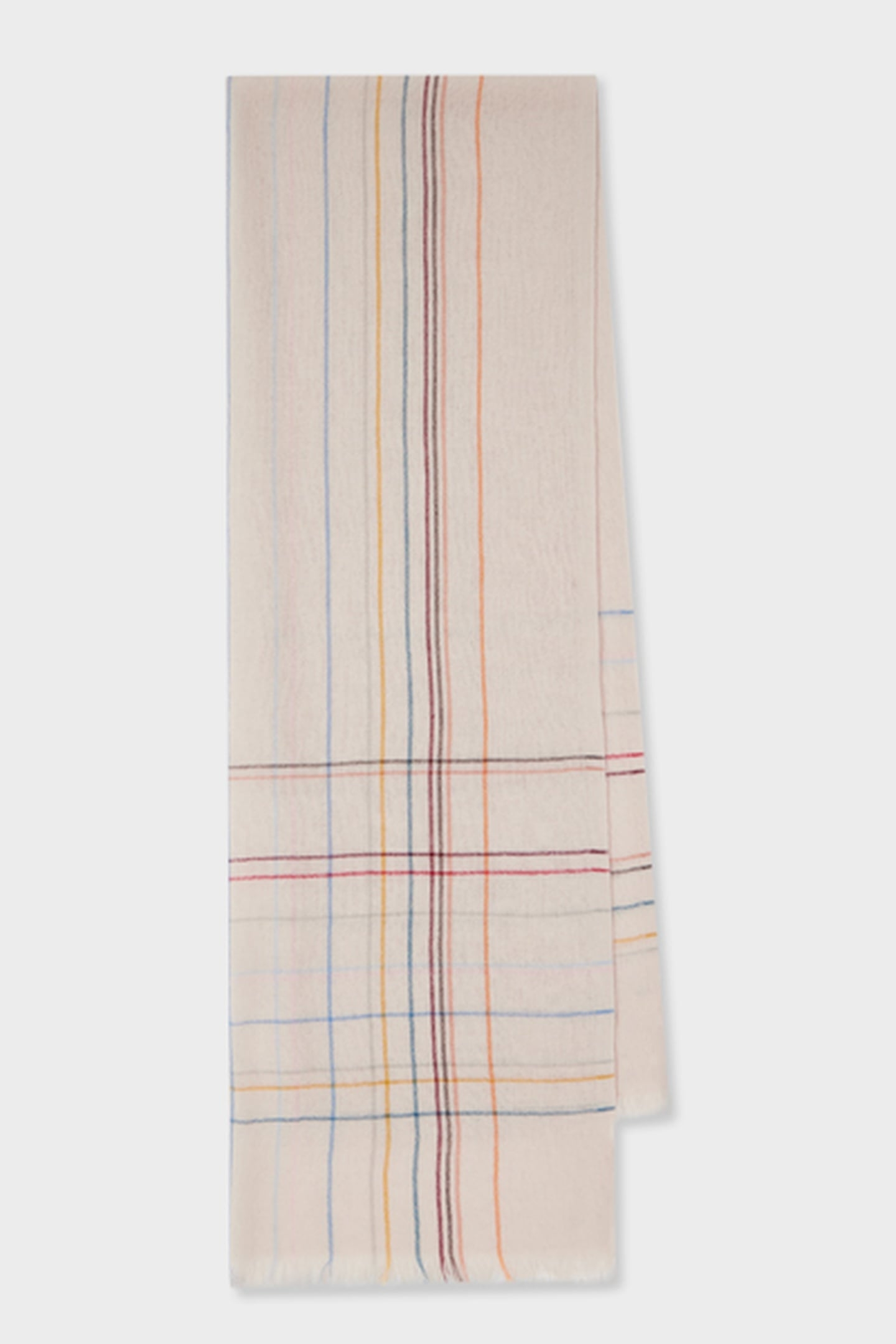 WOSCARF BRKN SIG CHCK OFF WHITE 3