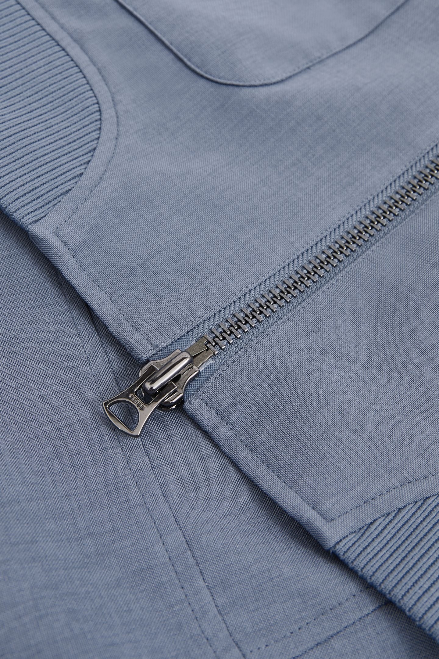 LS ZIP THROUGH FUNNEL NECK JACKET AIRFORCE BLUE 6