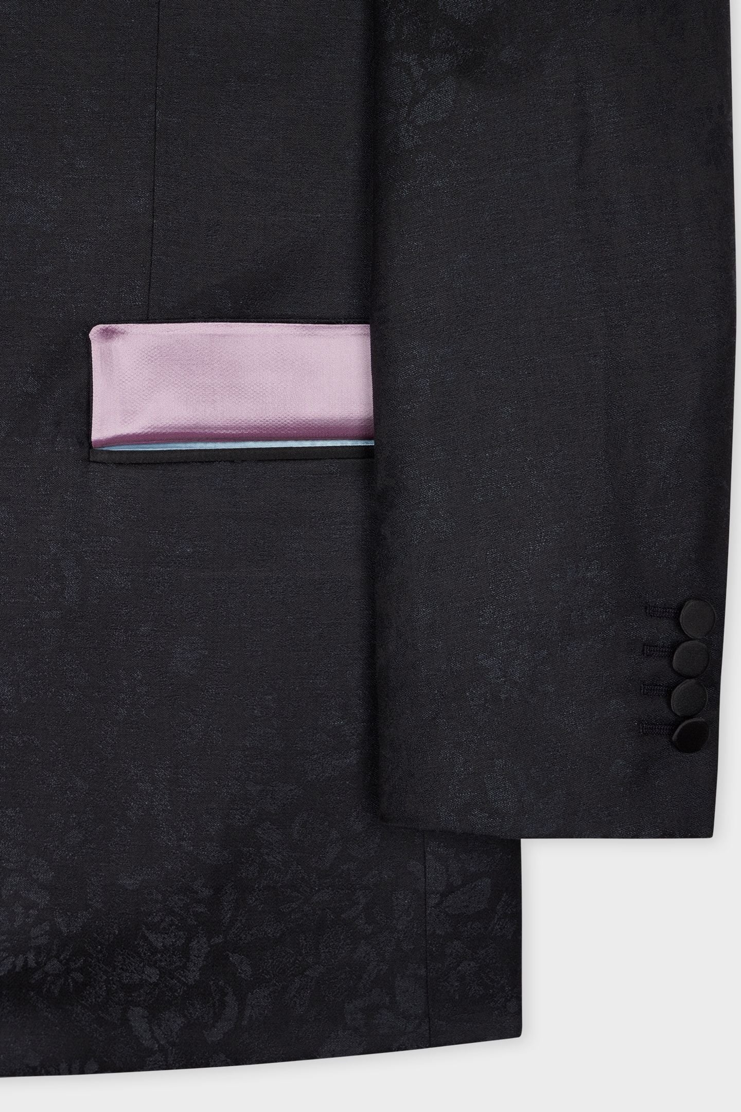 EVENING 1BTN JACKET BLACK MELANGE 6