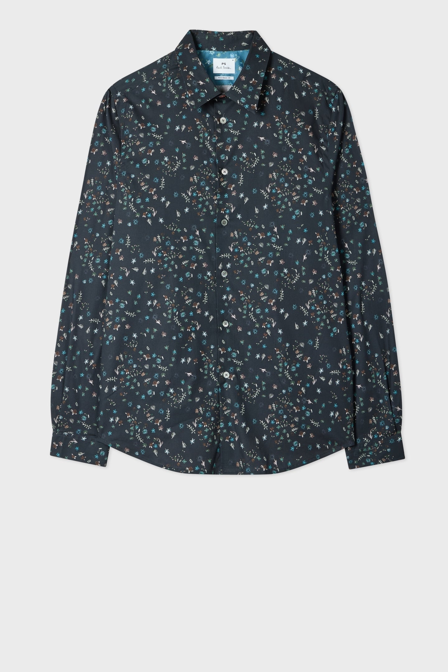 LS TAILORED FIT SHIRT VERY DARK NAVY 1