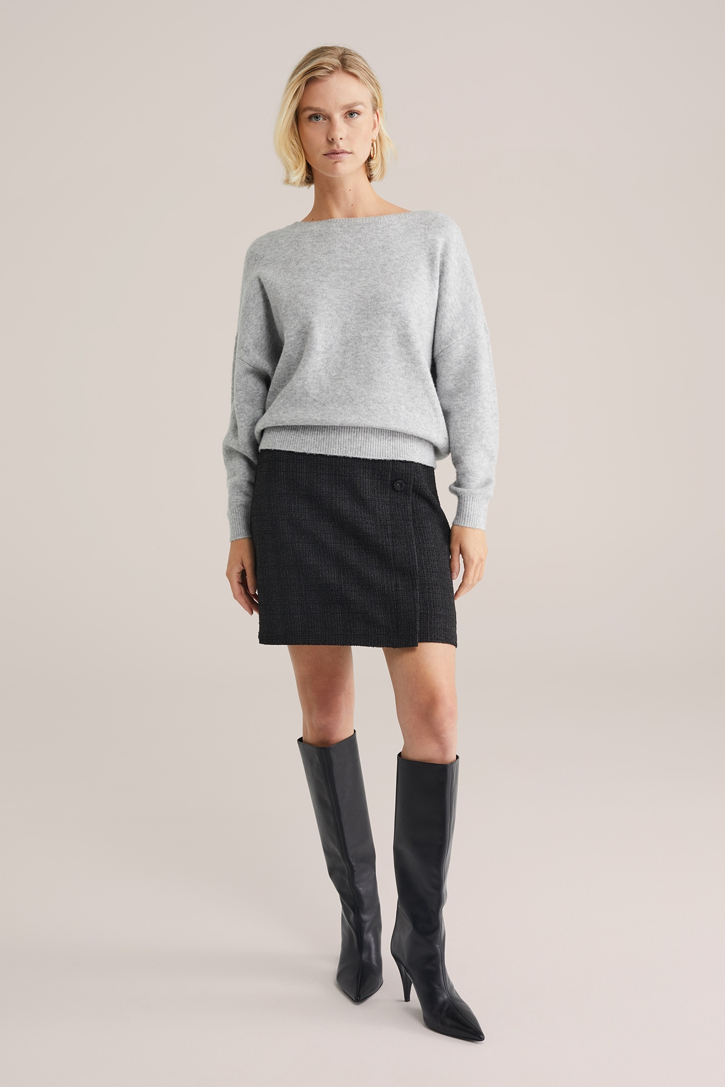 SKIRT MINI LENGTH BLACK 3
